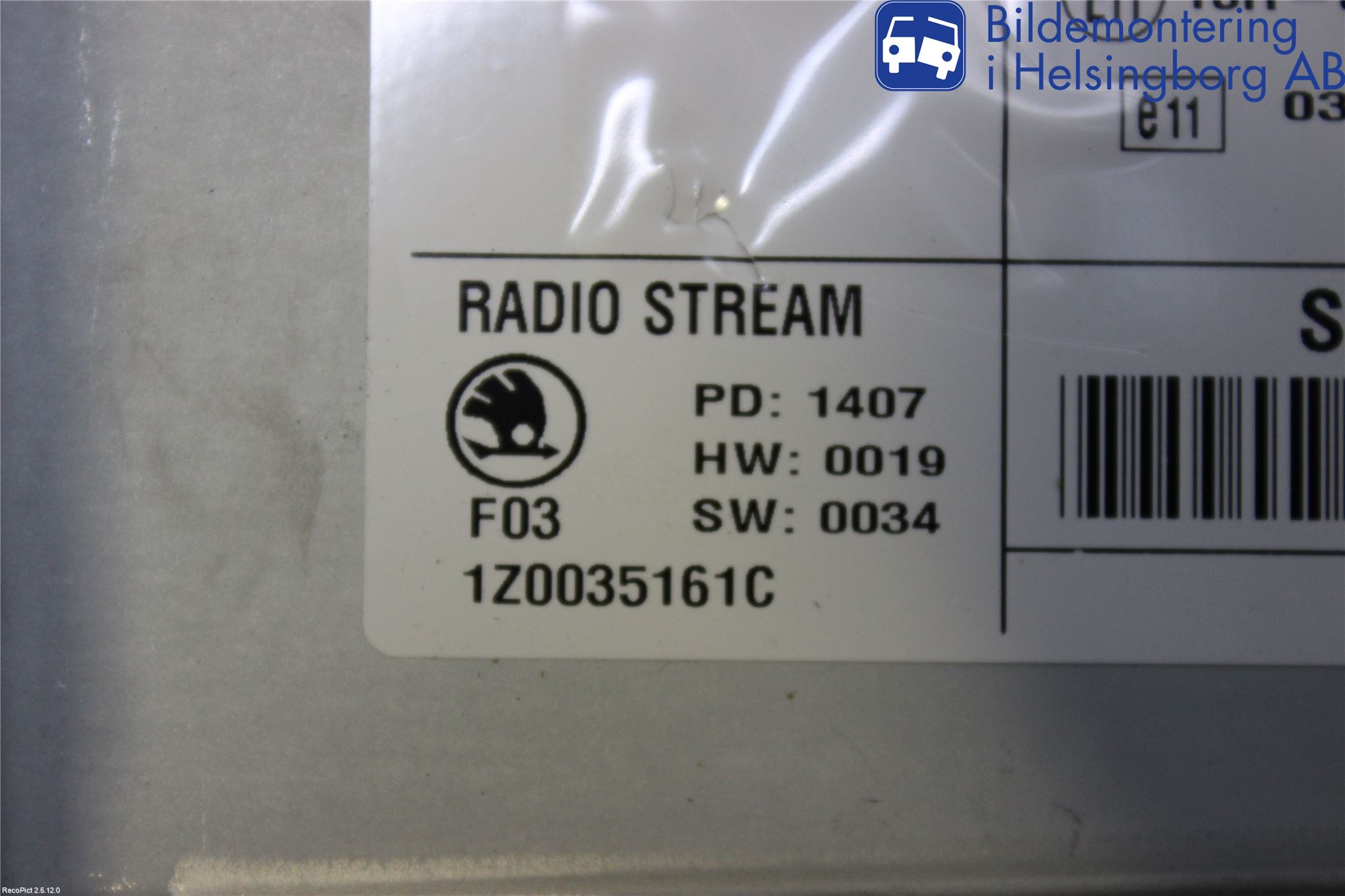 Skoda OCTAVIA (1Z) 05-13 Cd Radio - Multimediapanel