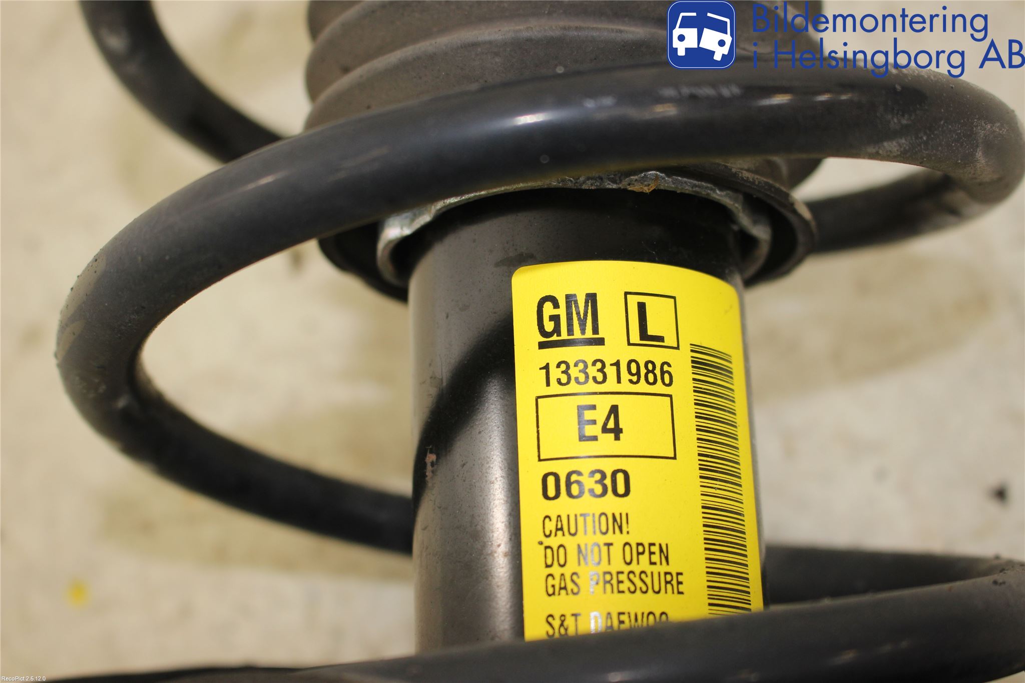 GM CHEVROLET CRUZE Fjäderben Fram Vänster