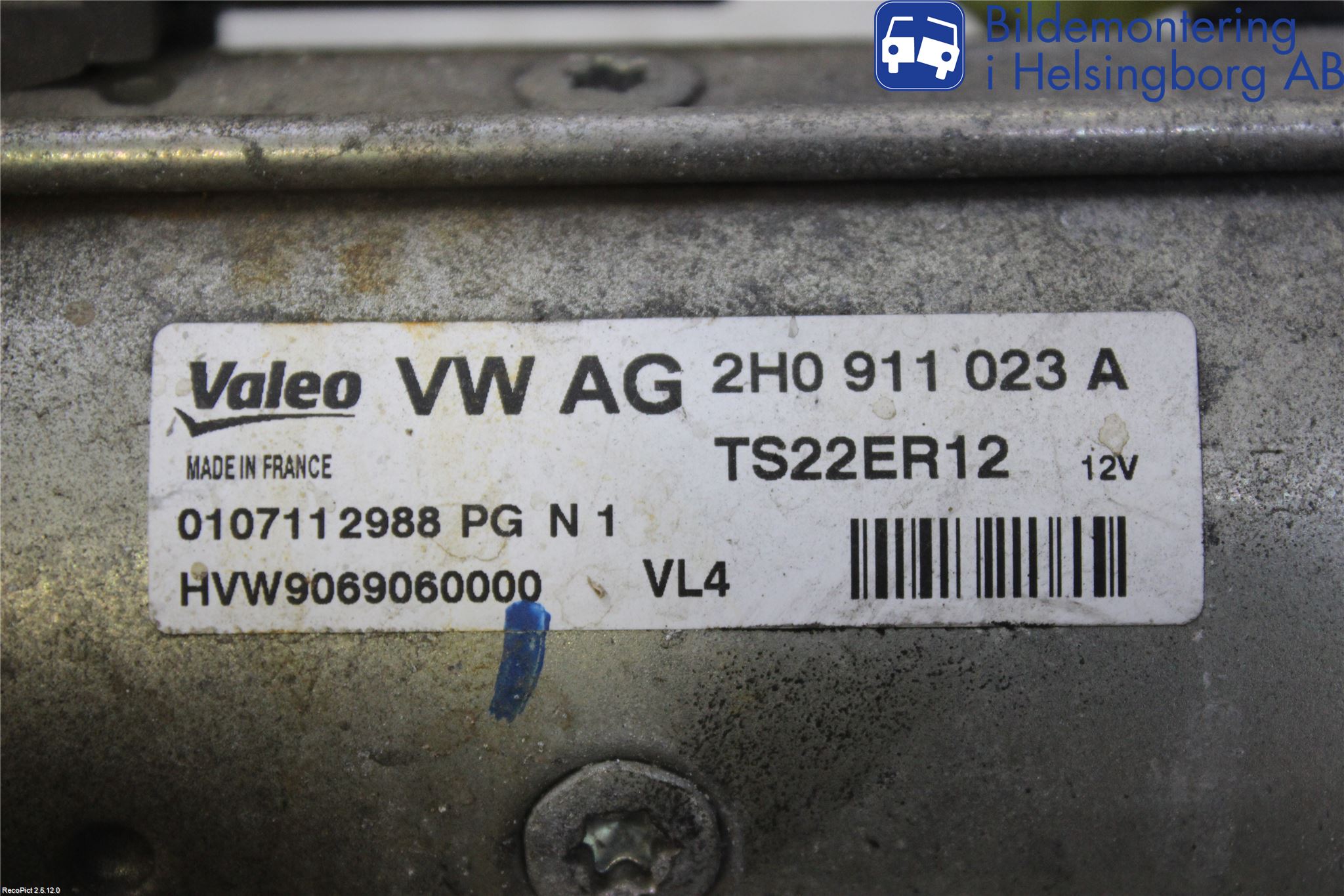 Volkswagen VW CRAFTER 06-16 Startmotor Diesel