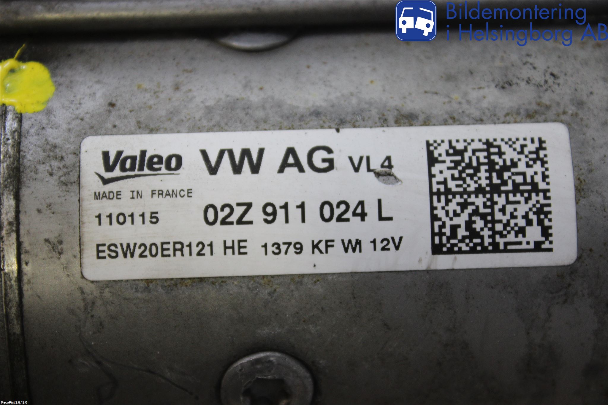 Audi A3/S3 8V 13-20 Startmotor Diesel