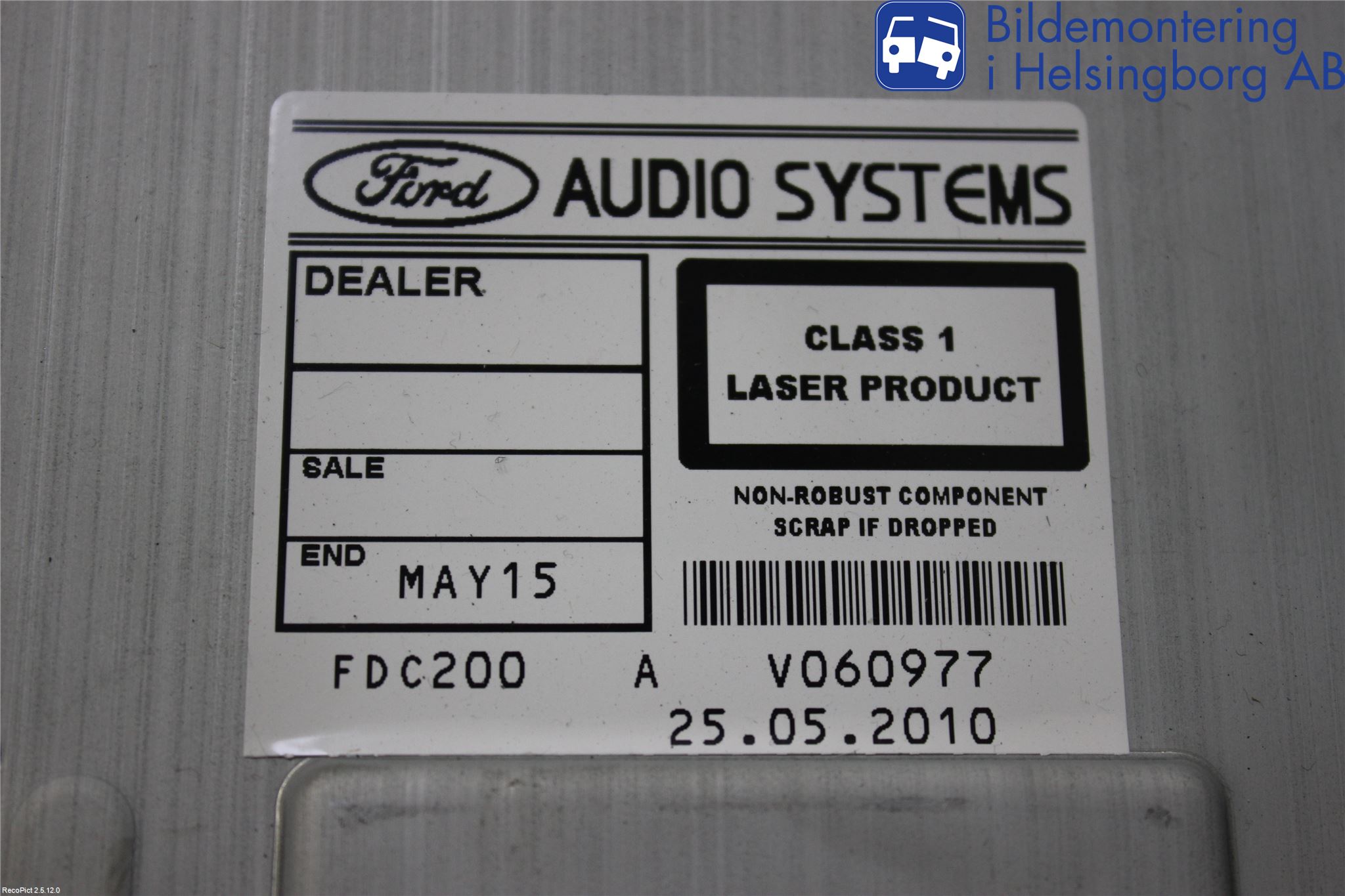 Ford MONDEO 07-15 Cd Radio - Multimediapanel