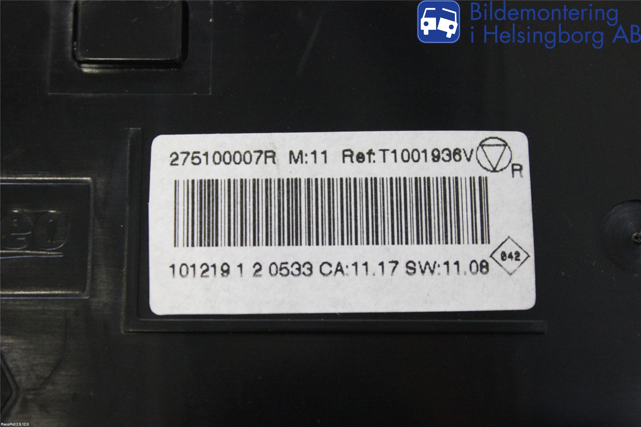 Renault MEGANE III 09-15 Ac Styrenhet Ac Manöveren