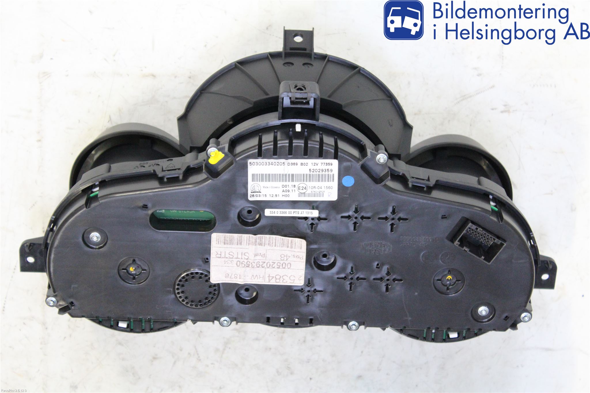 Fiat 500X 15- Instrument Komb