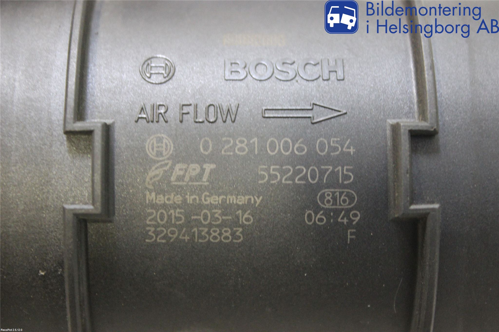 Fiat 500X 15- Injluftmassamätare