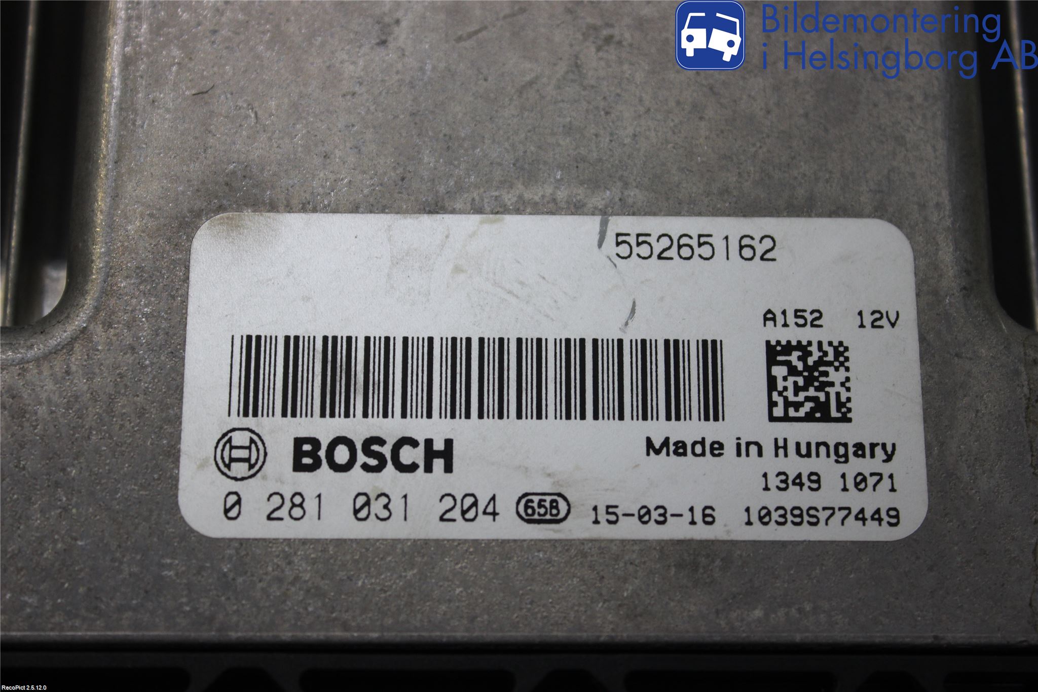 Fiat 500X 15- Styrenhet Inspump Diesel