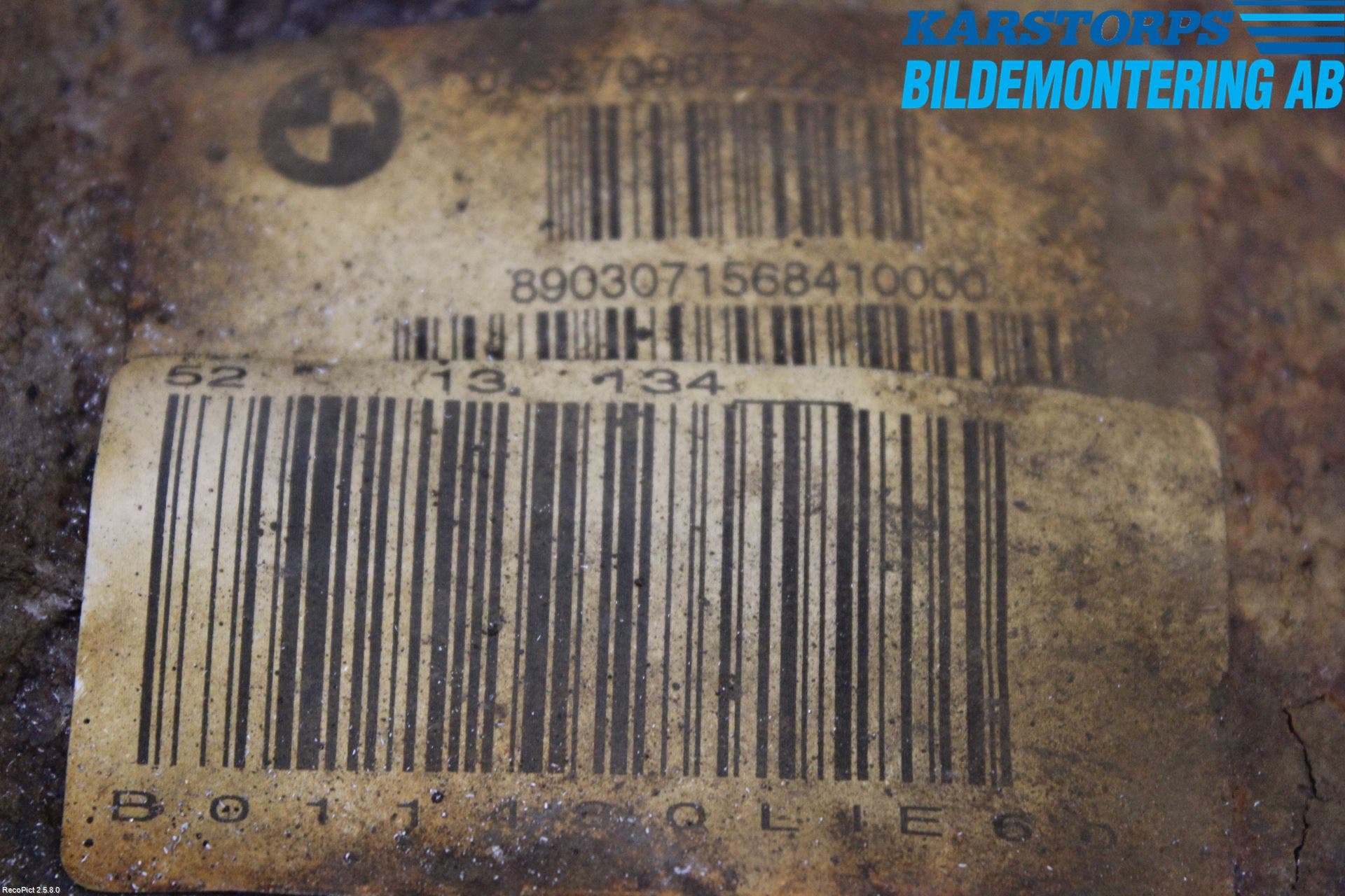 BMW 5 E60/61 Sed/Tou 02-10 Bakväxel-Diff