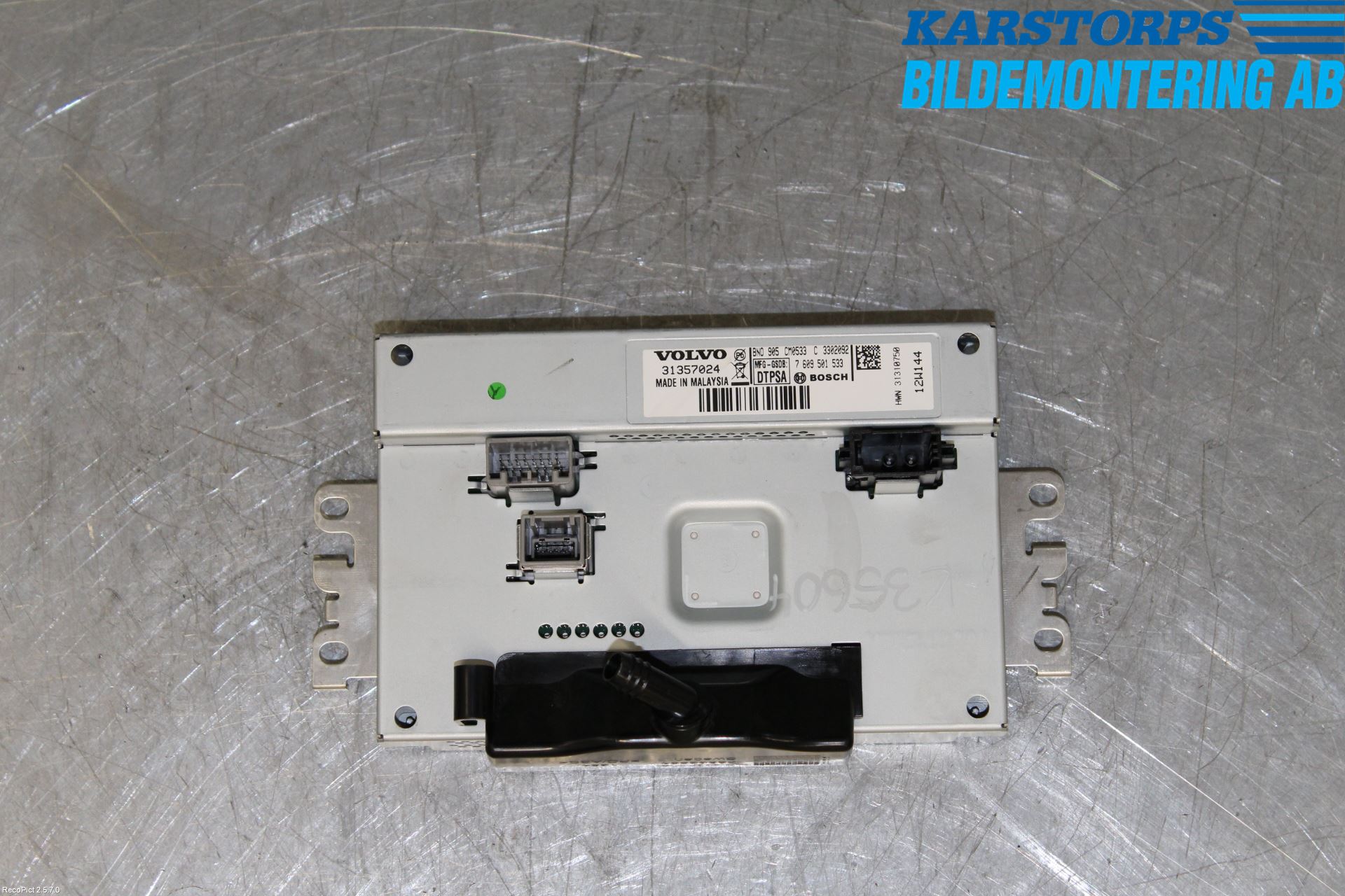 Volvo XC70 08-13 Multifunktionsdisplay