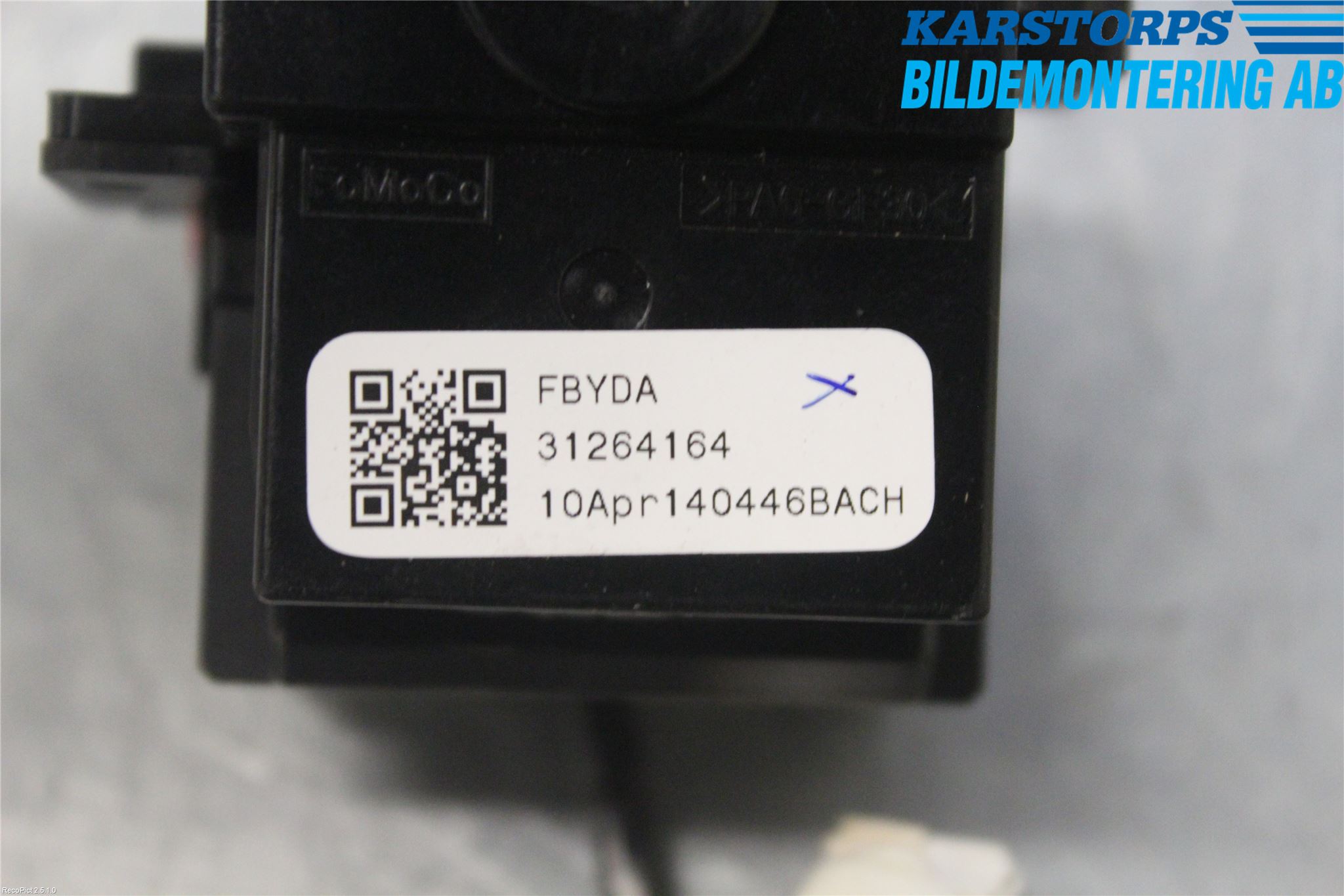 Volvo S60 11-13 Spak Torkar-Spolomk