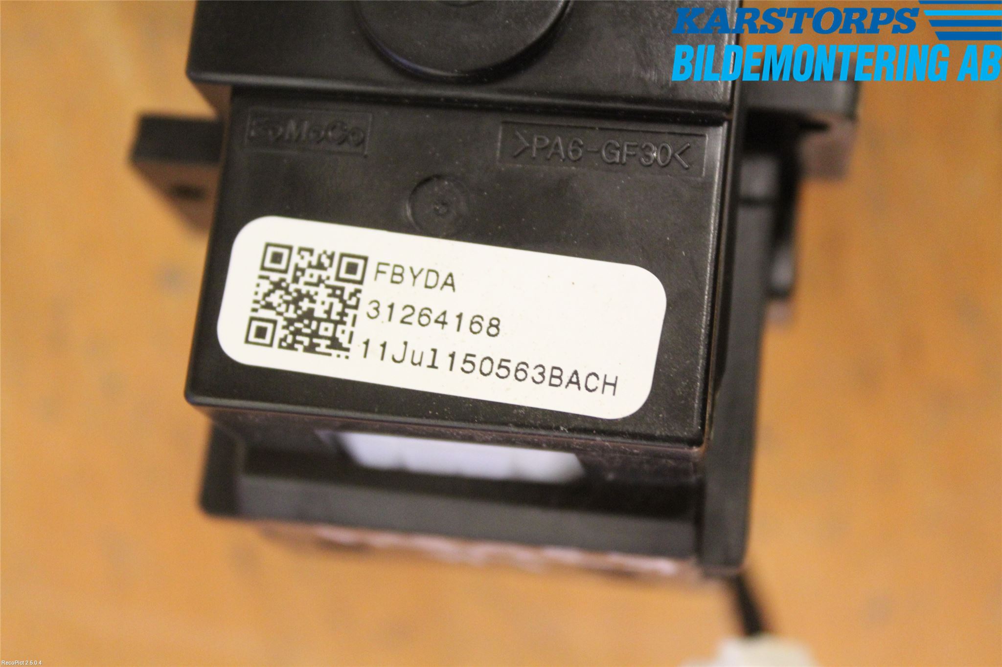 Volvo V60 11-13 Spak Torkar-Spolomk