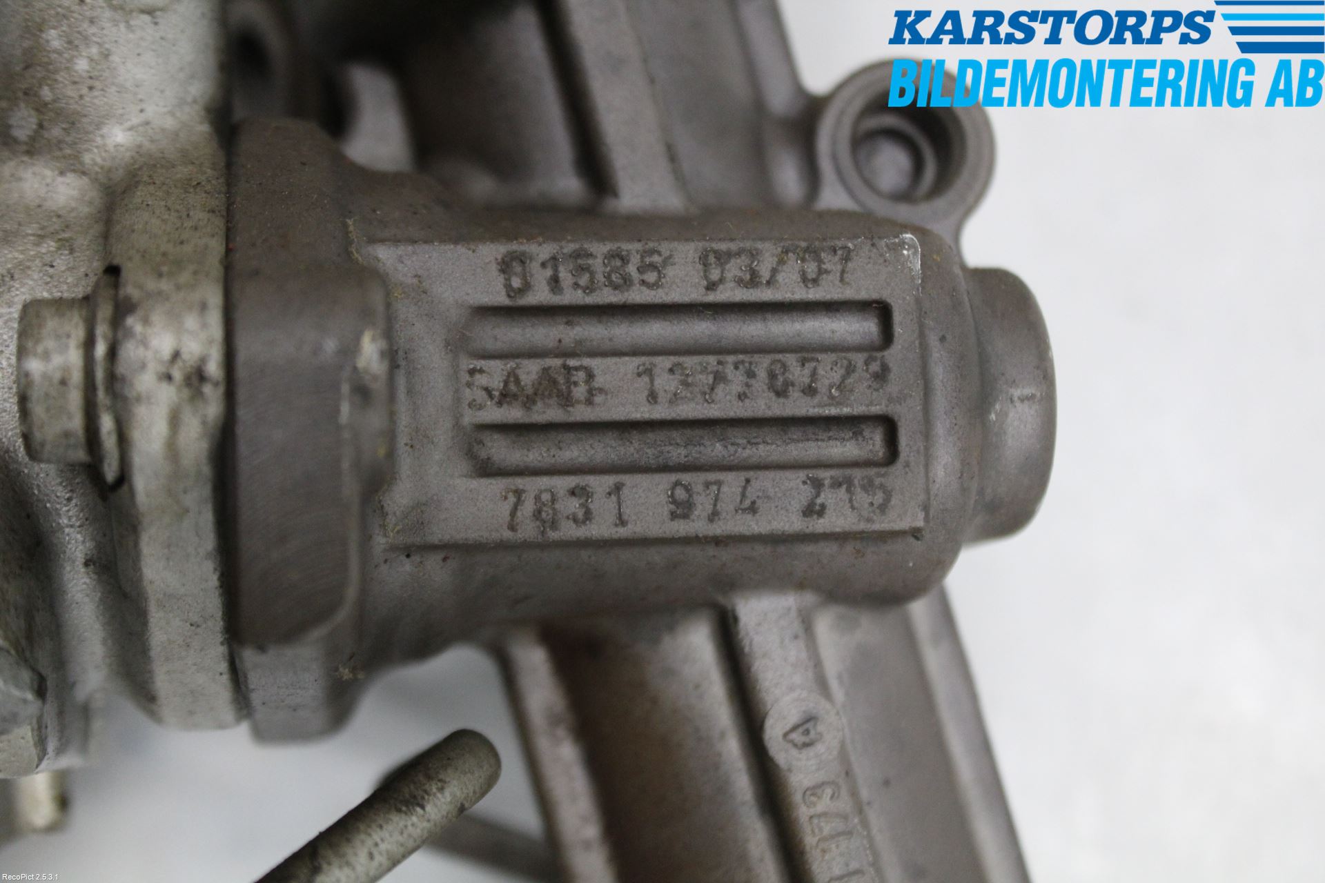 Saab 9-5     06-10 Styrväxel Servo -Snäcka