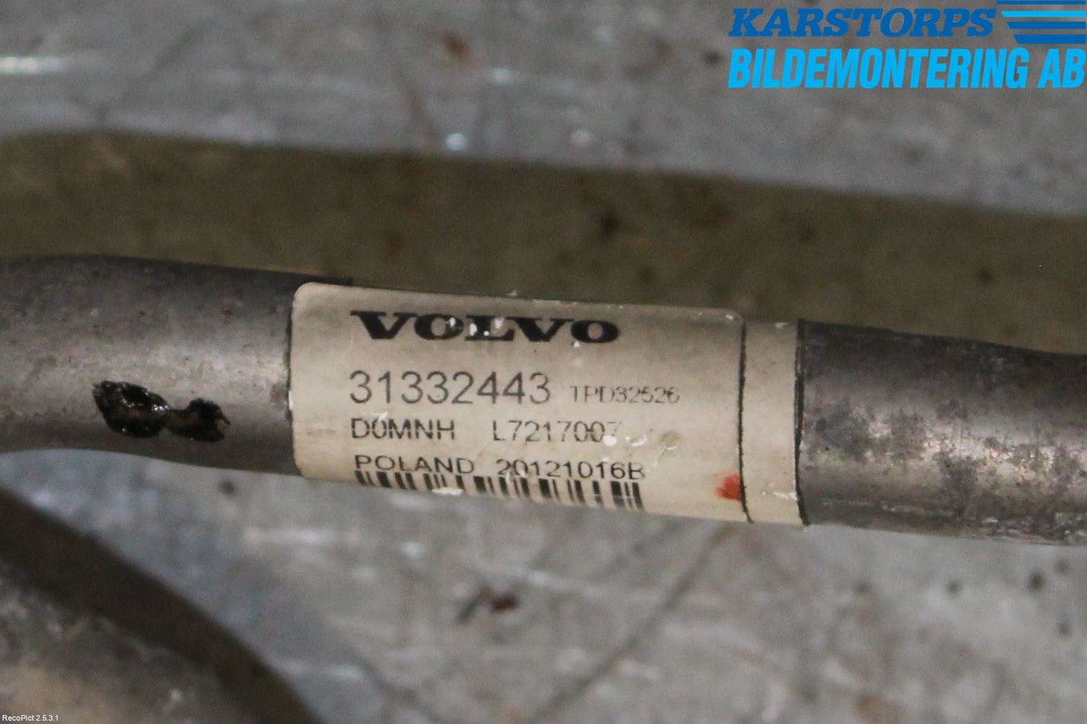 Volvo V70 08-13 Ac Slang-Rör