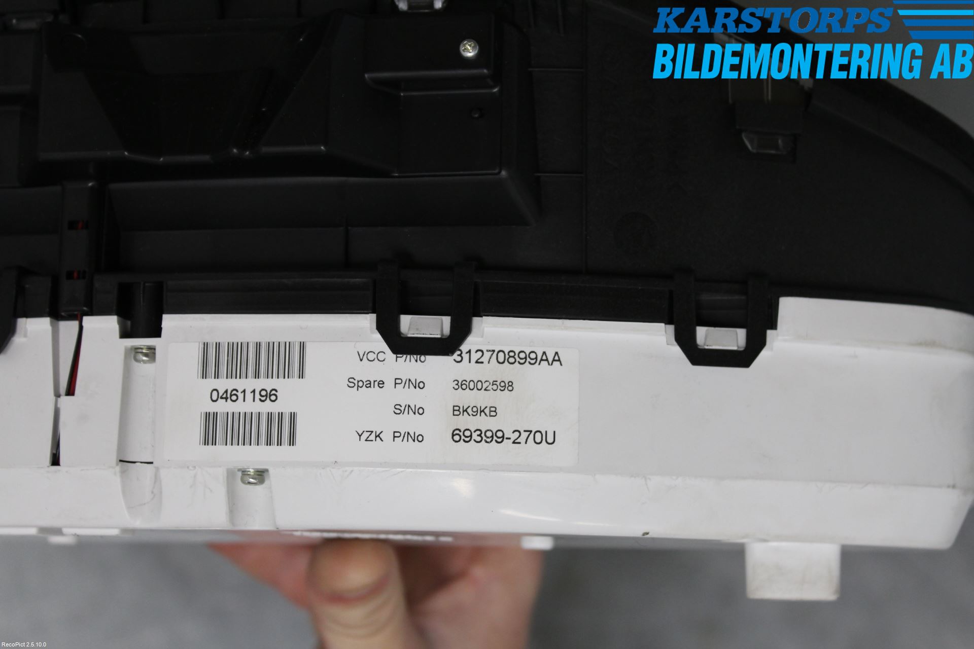 Volvo XC60 09-13 Instrument Komb