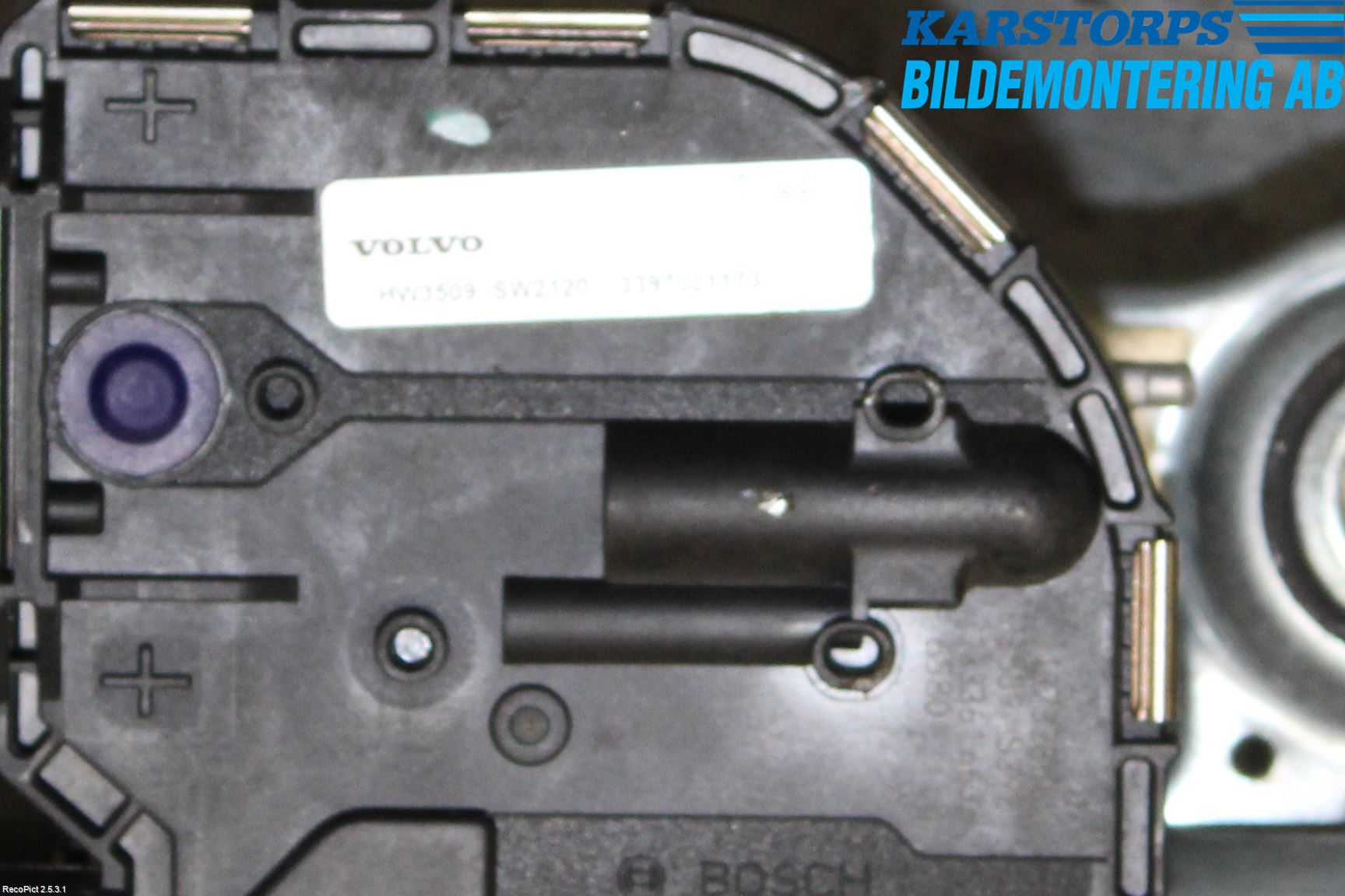 Volvo V60 14-18 Torkarmekanism Vindruta
