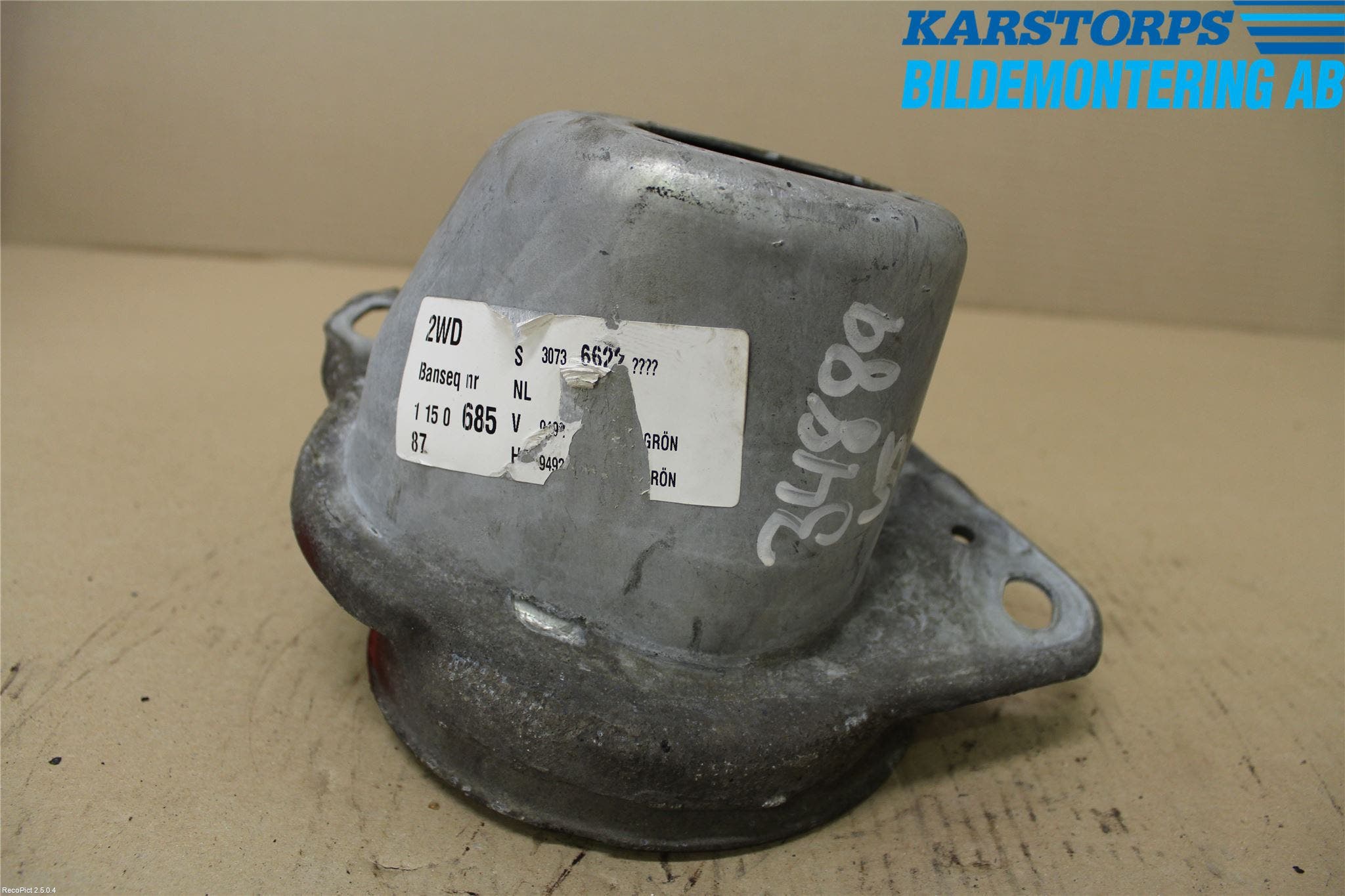 Volvo S60 01-04 Fjäderskål Bak