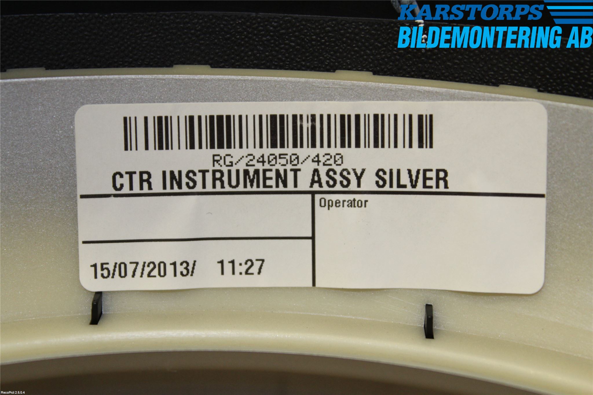 Mini COUPE R56 05-14 Instrumentsarg