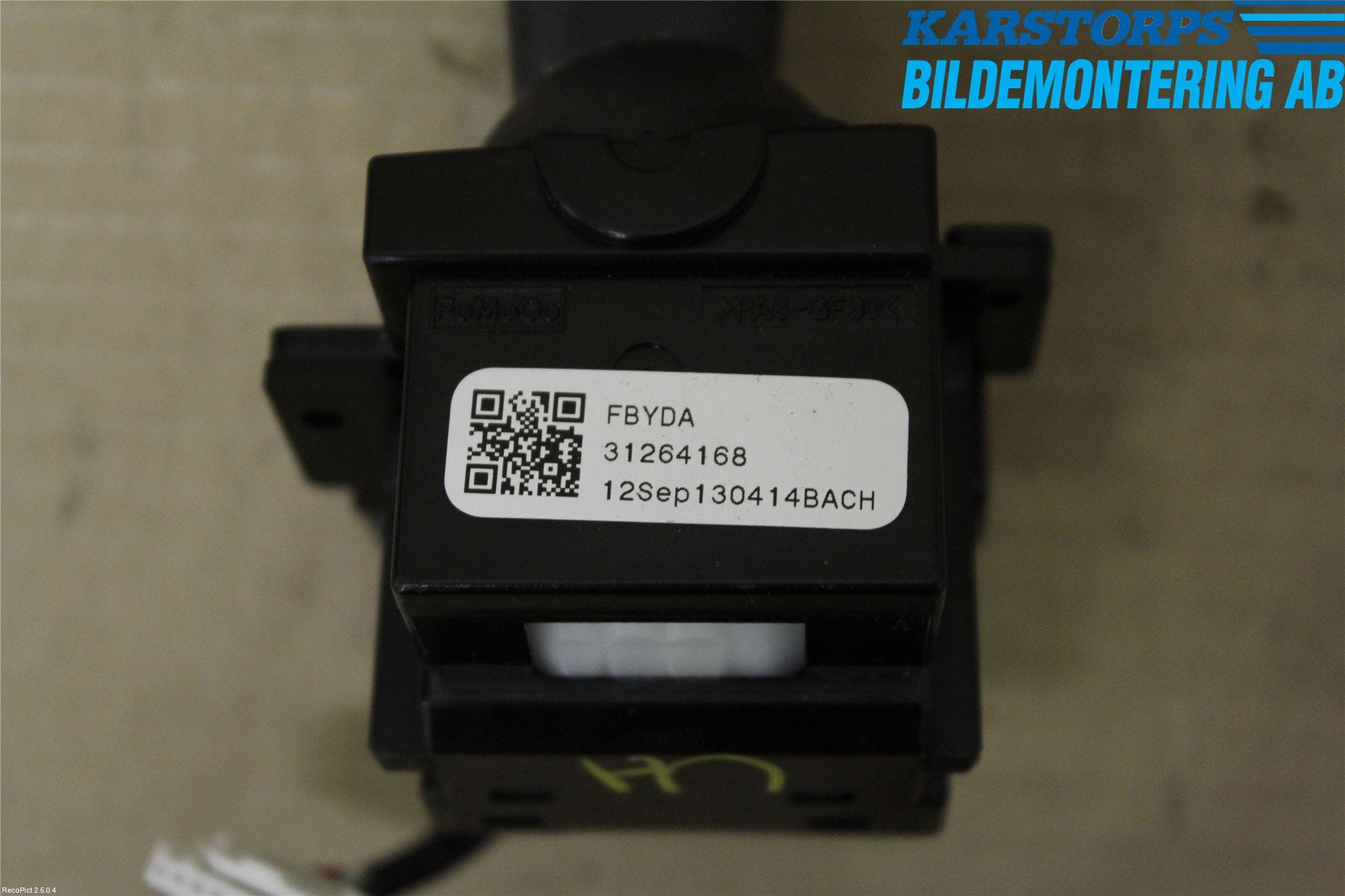 Volvo V60 11-13 Spak Torkar-Spolomk