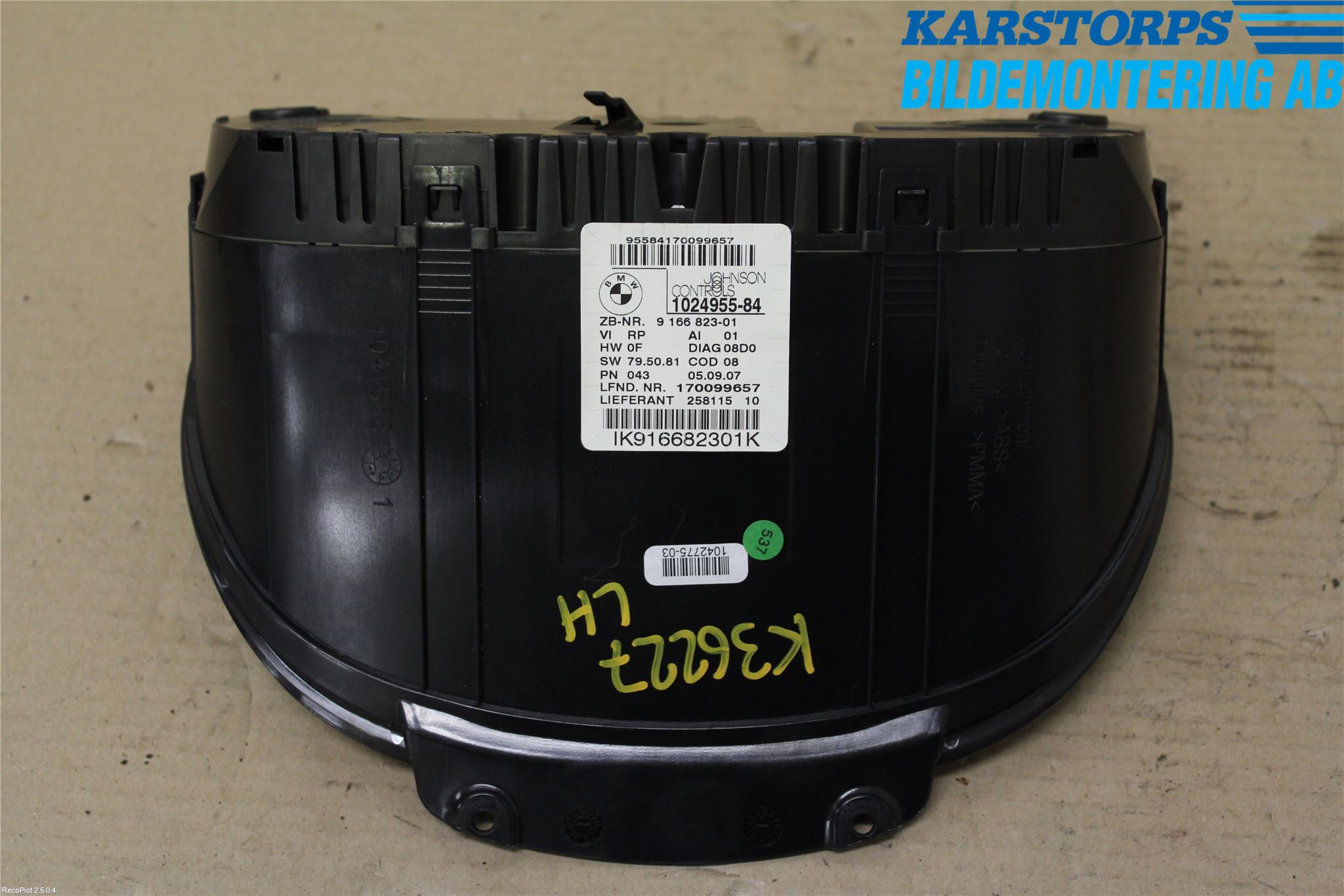 BMW 1 E87/81 5D/3D 03-11 Instrument Komb