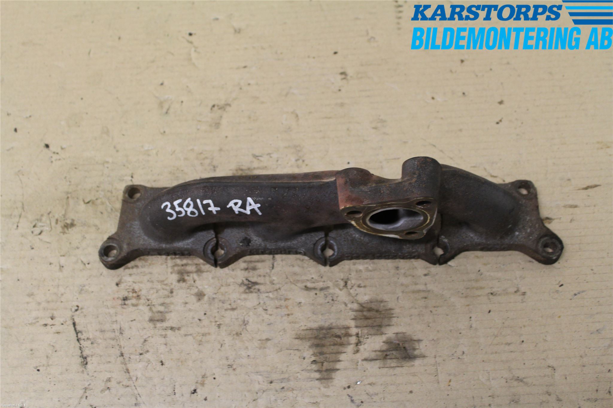 Audi A4/S4 05-07 Grenrör Avgas