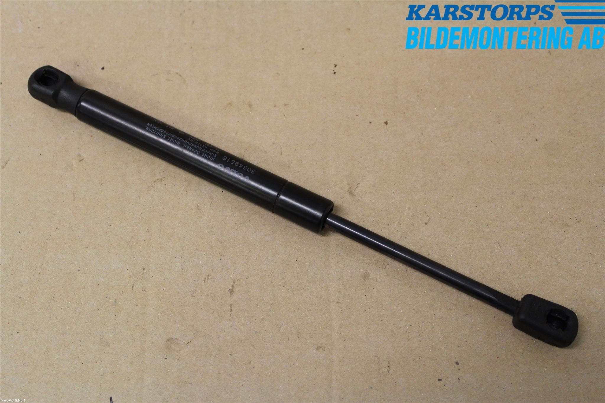 Volvo V70 08-13 Gasfjäder Motorhuv