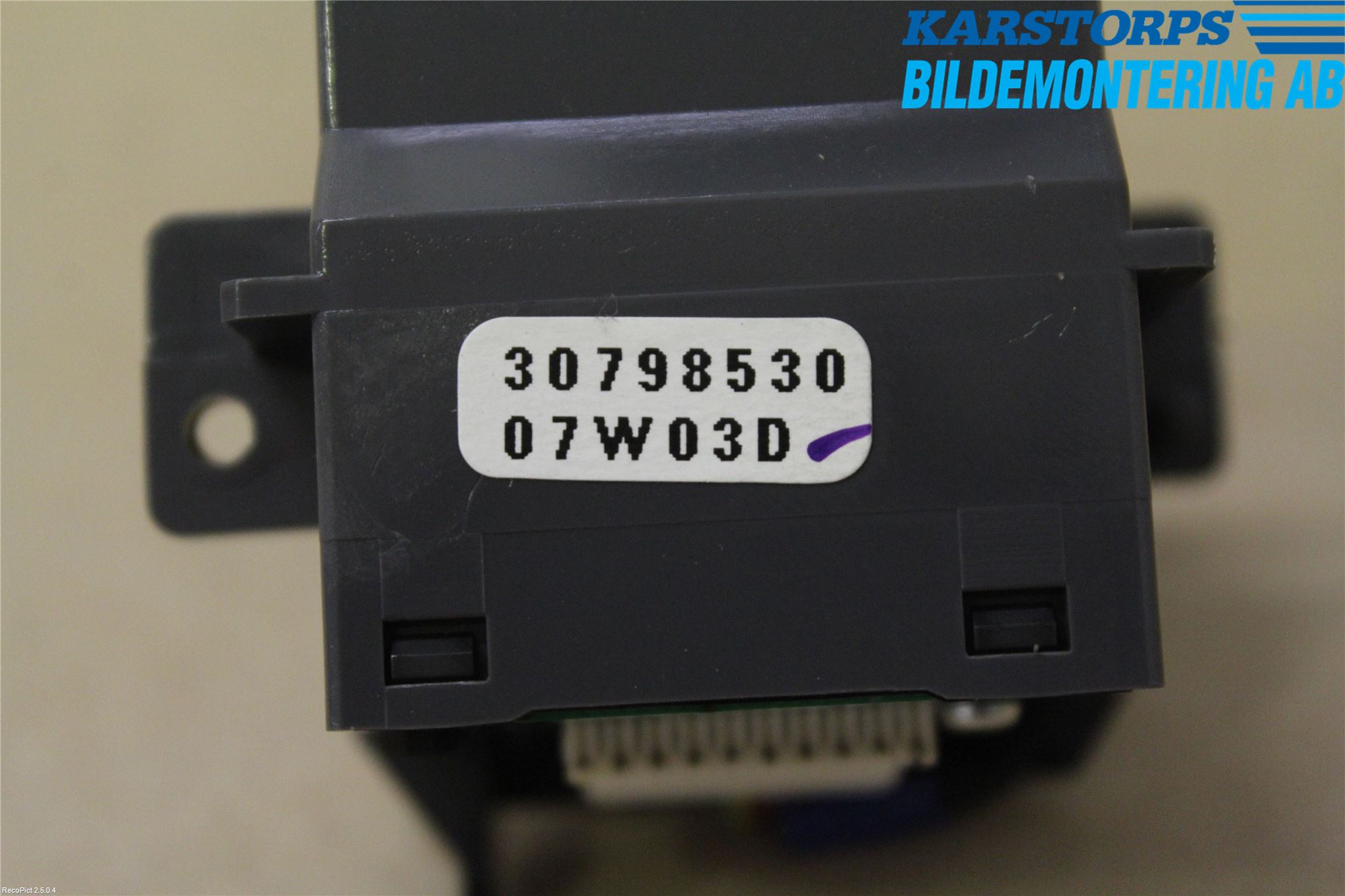 Volvo V70 05-08 Spak Torkar-Spolomk