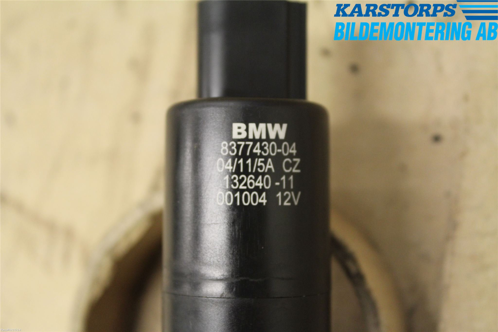 BMW 1 E87/81 5D/3D 03-11 Spolarpump Högtryck