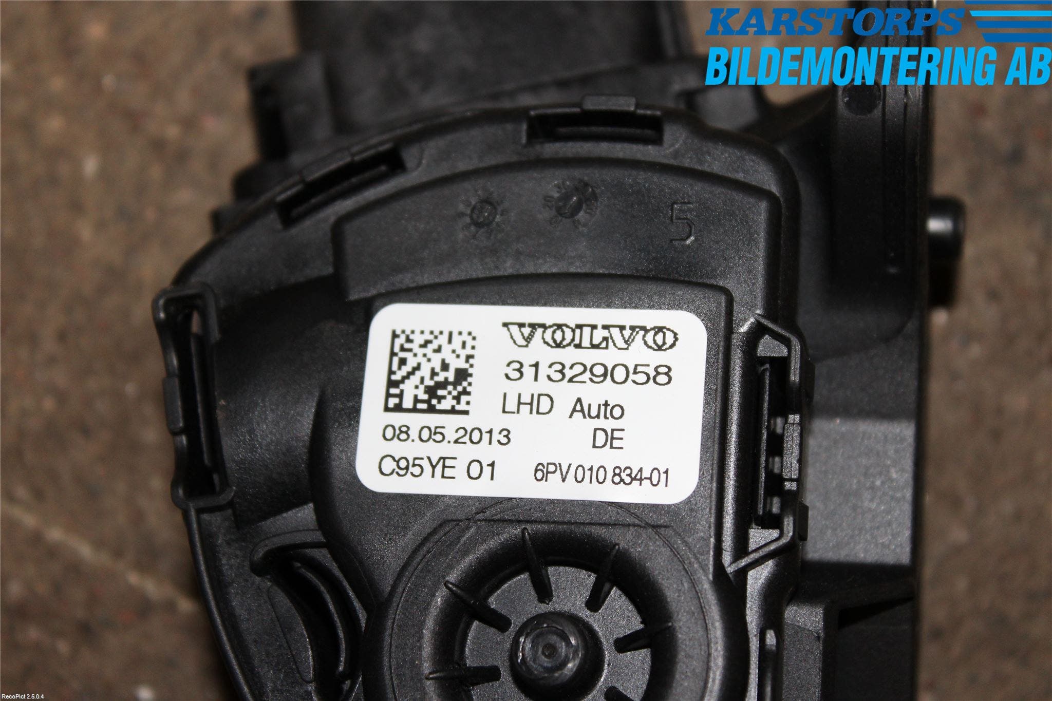 Volvo V70 14-16 Gaspedal