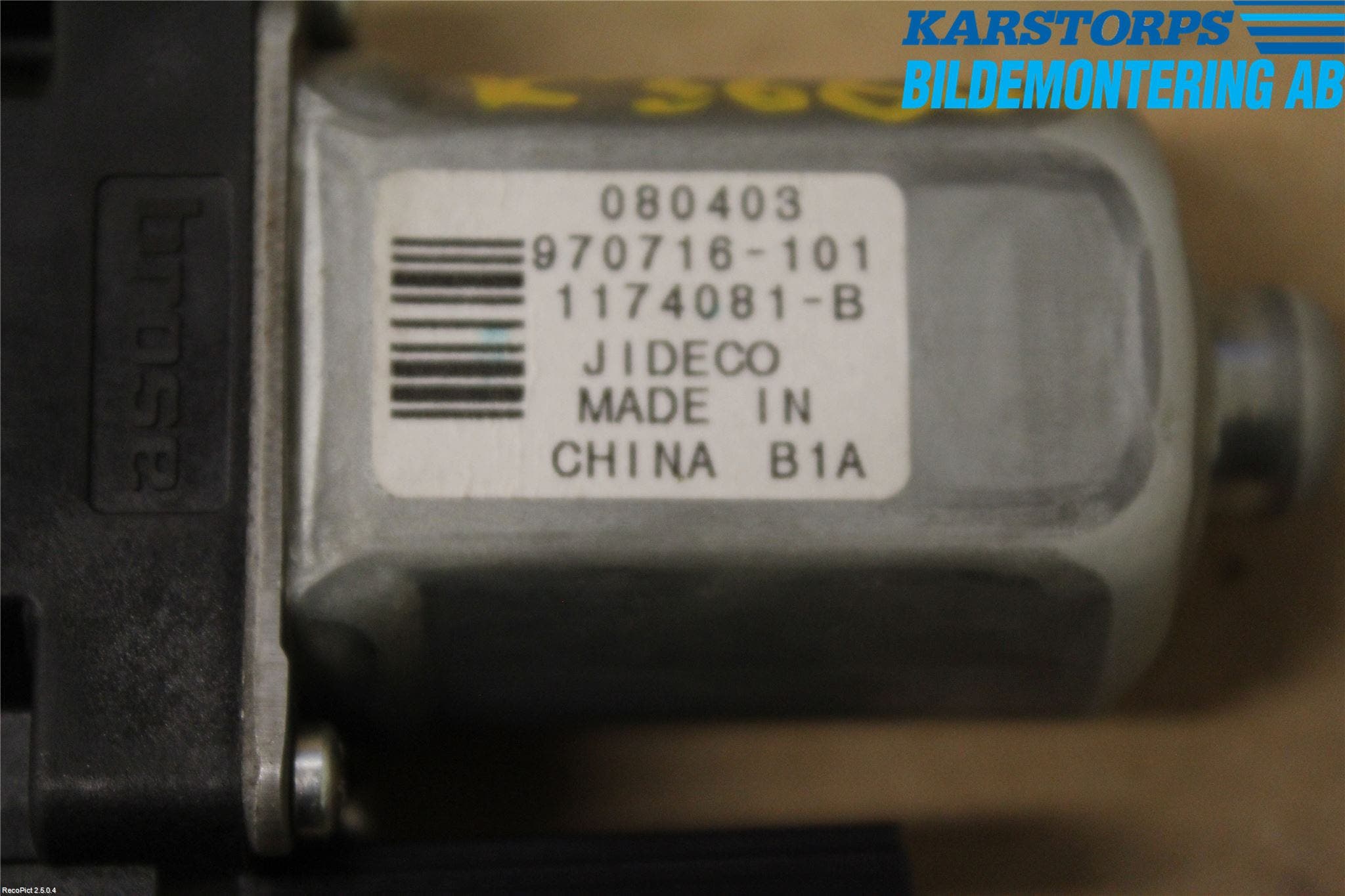 Volvo S80 07-13 Fönsterhissmotor