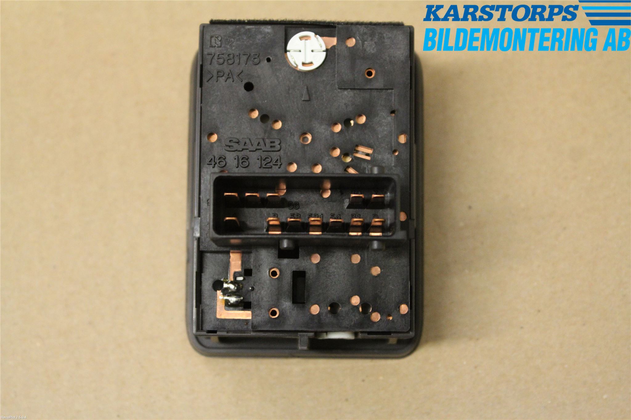 Saab 9-5 -05 Strömställare Ljus