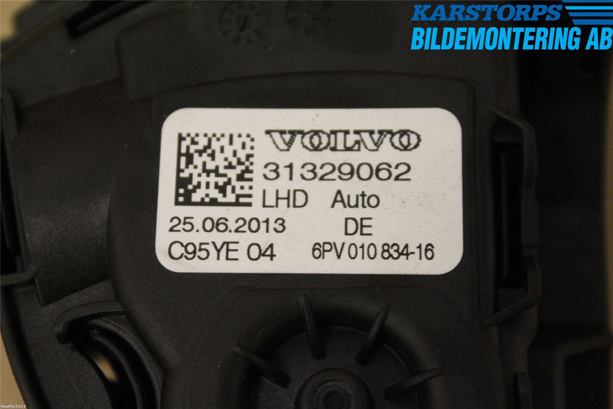 Volvo V60 14-18 Gaspedal