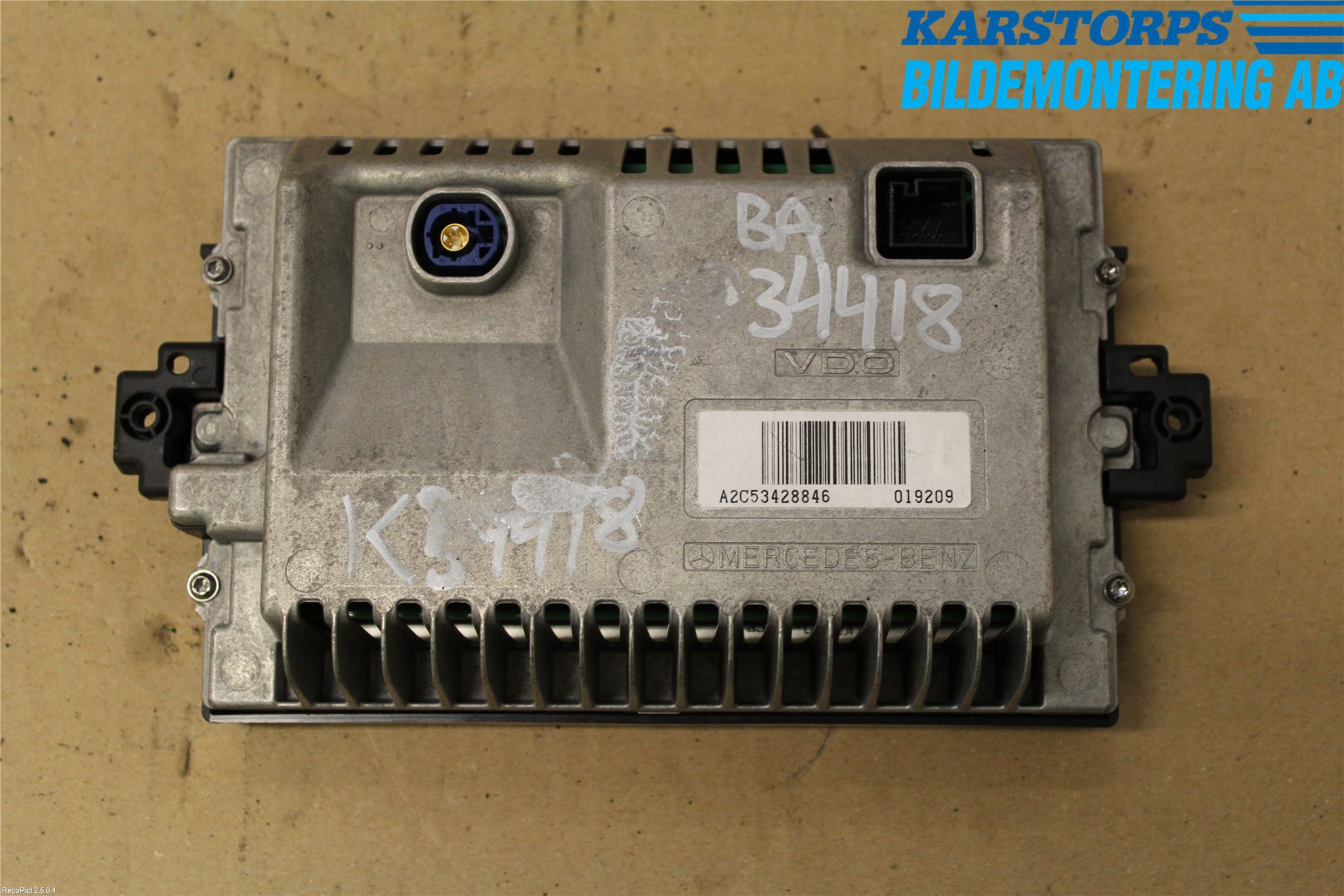 Mercedes-Benz MB C-KLASS (W204) 07-15 Färddator