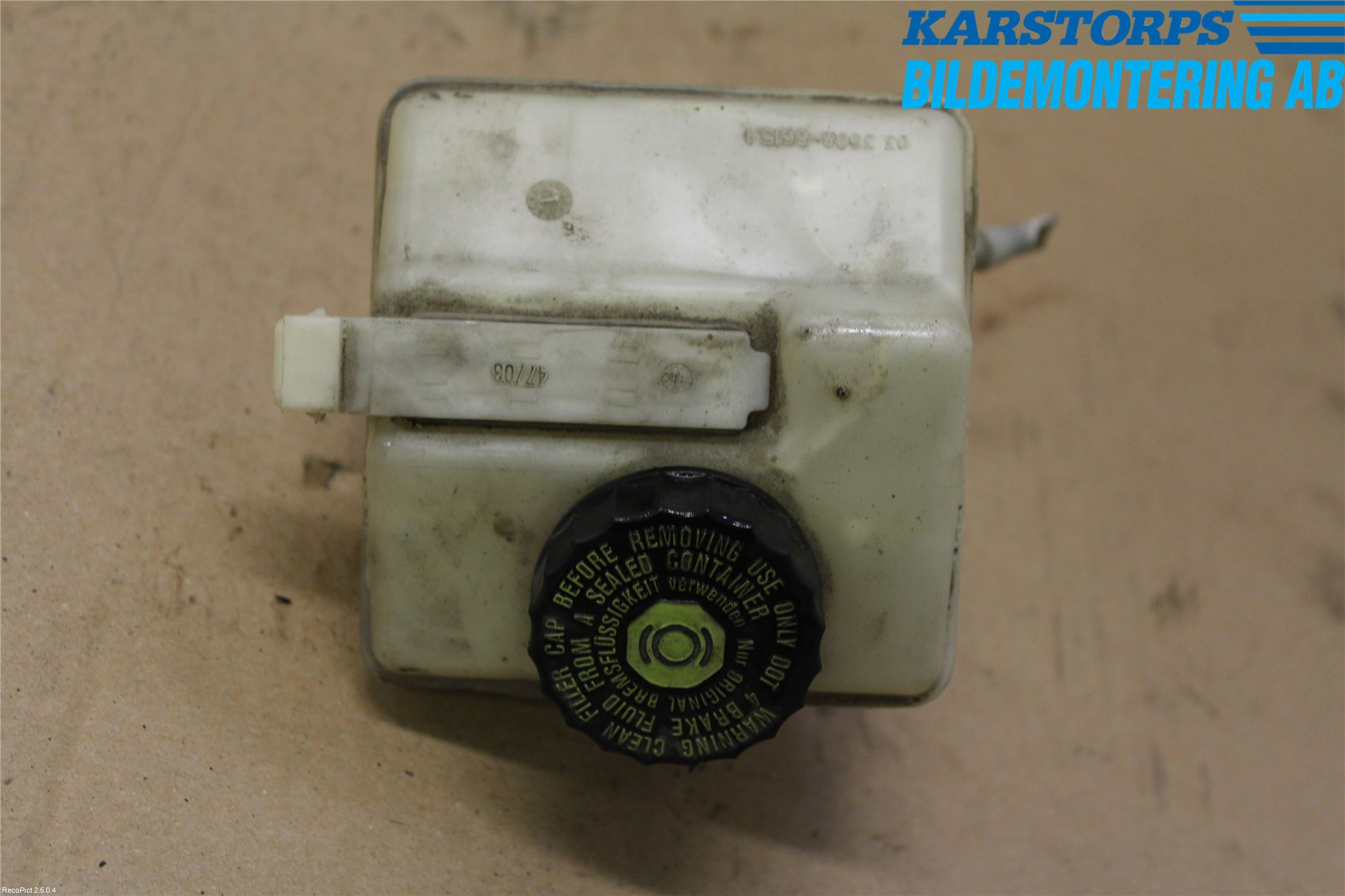 Volvo XC90 03-06 Bromsvätskebehållare