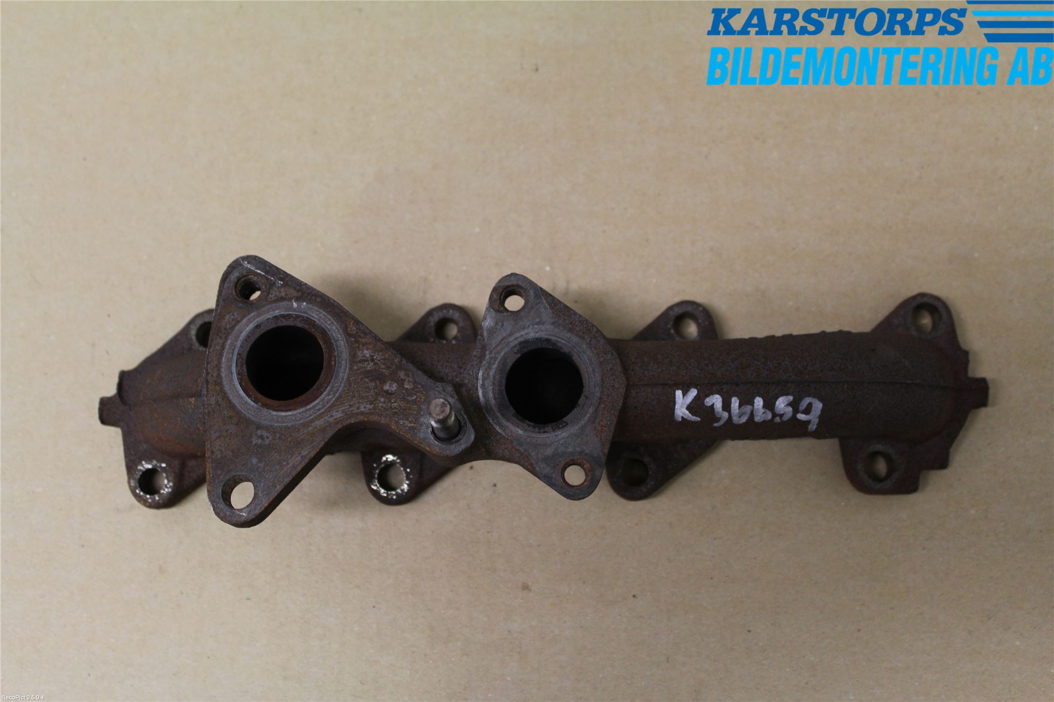 Renault KANGOO II 08-14 Grenrör Avgas