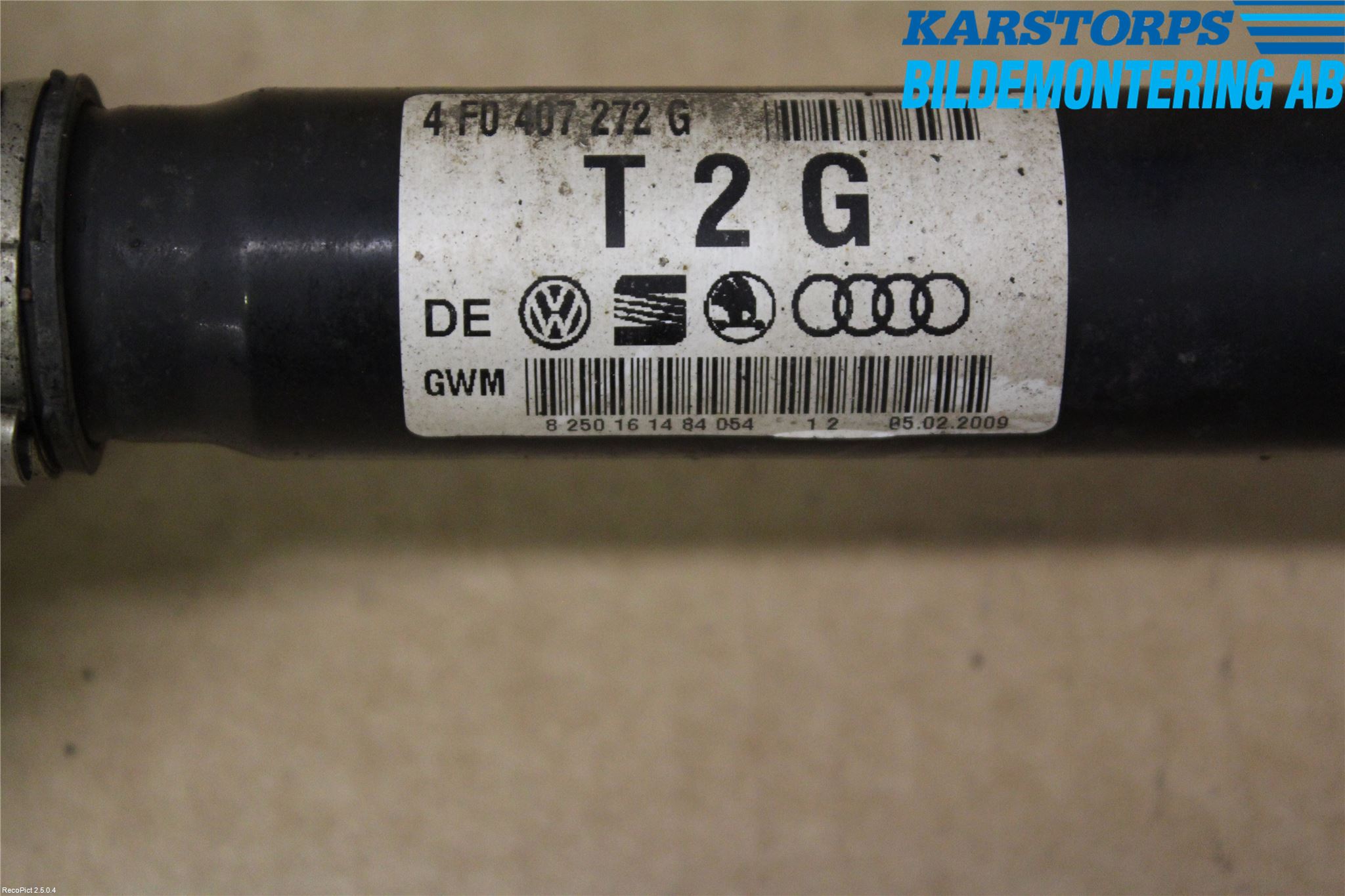 Audi A6/S6     05-11 Drivaxel Fram Höger