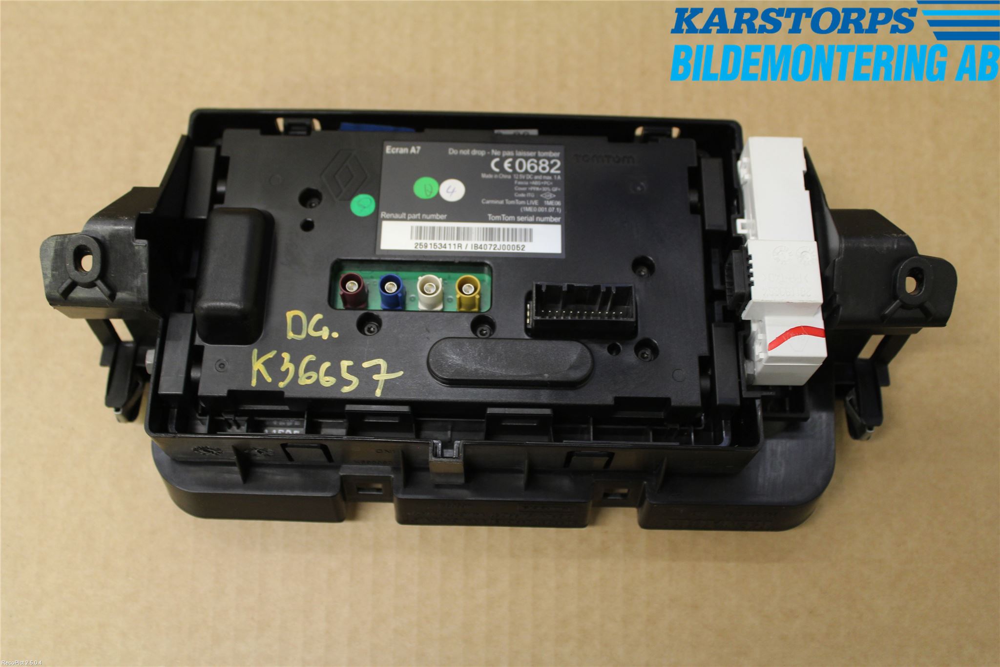 Renault MEGANE III 09-15 Gps Navigator