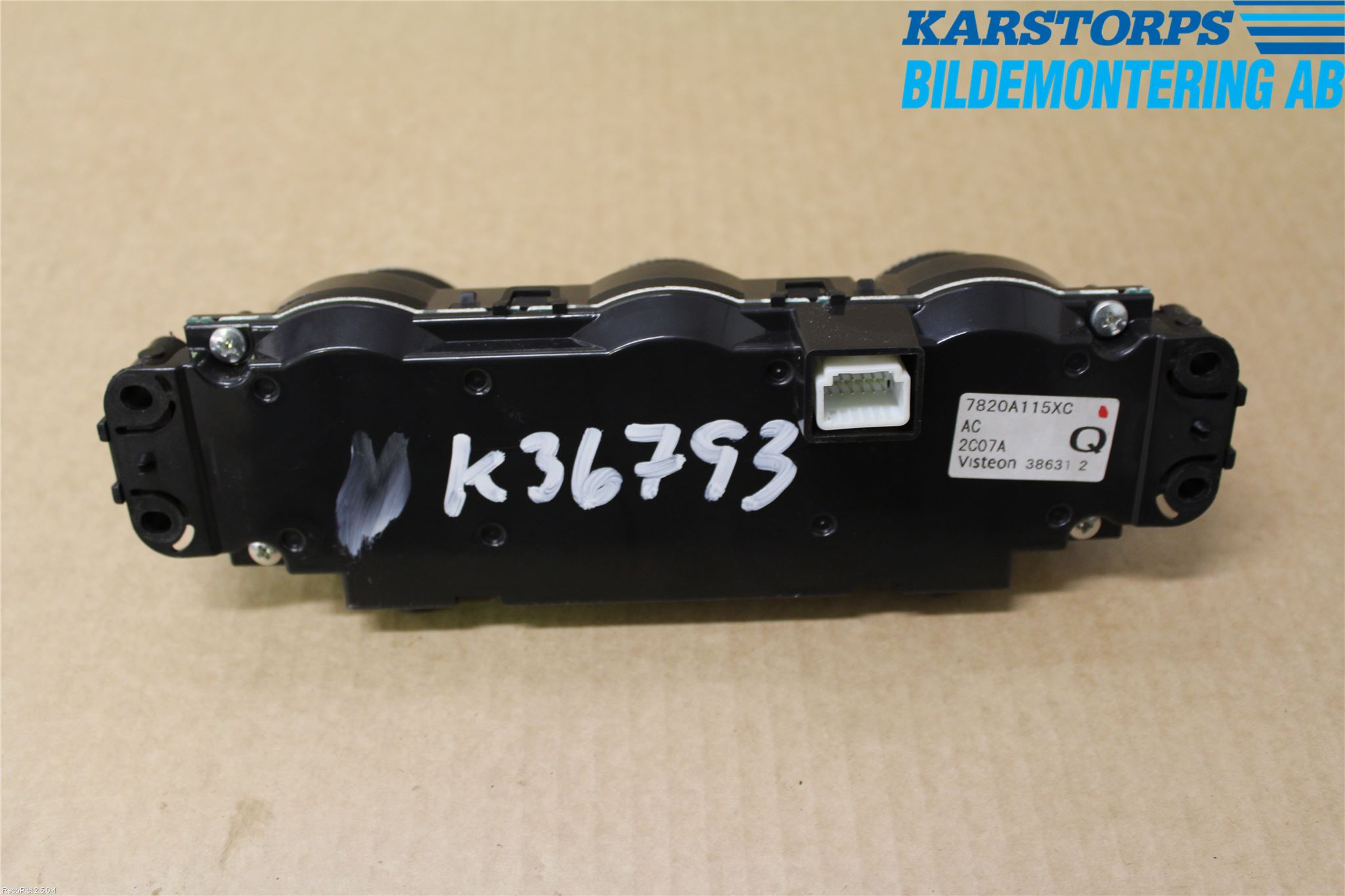 Mitsubishi ASX 10-22 Värmereglage