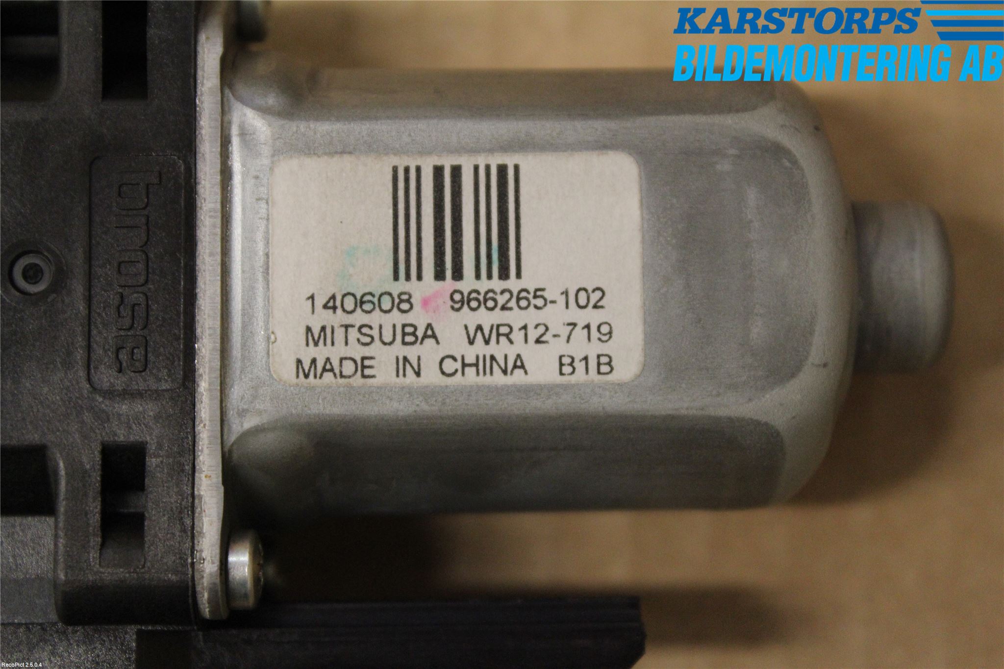 Volvo V60 14-18 Fönsterhissmotor