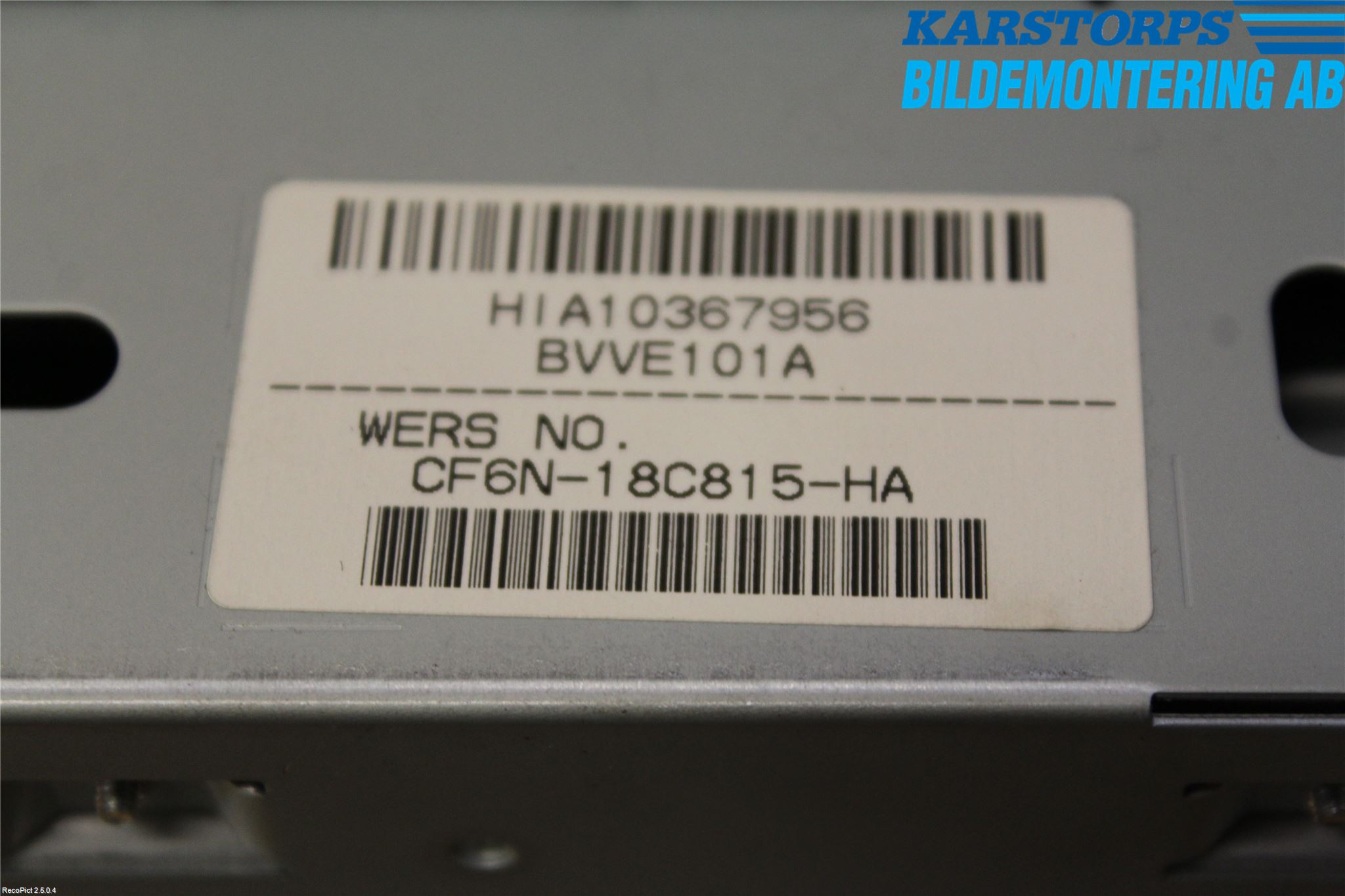 Volvo XC60 09-13 Cd Radio - Multimediapanel