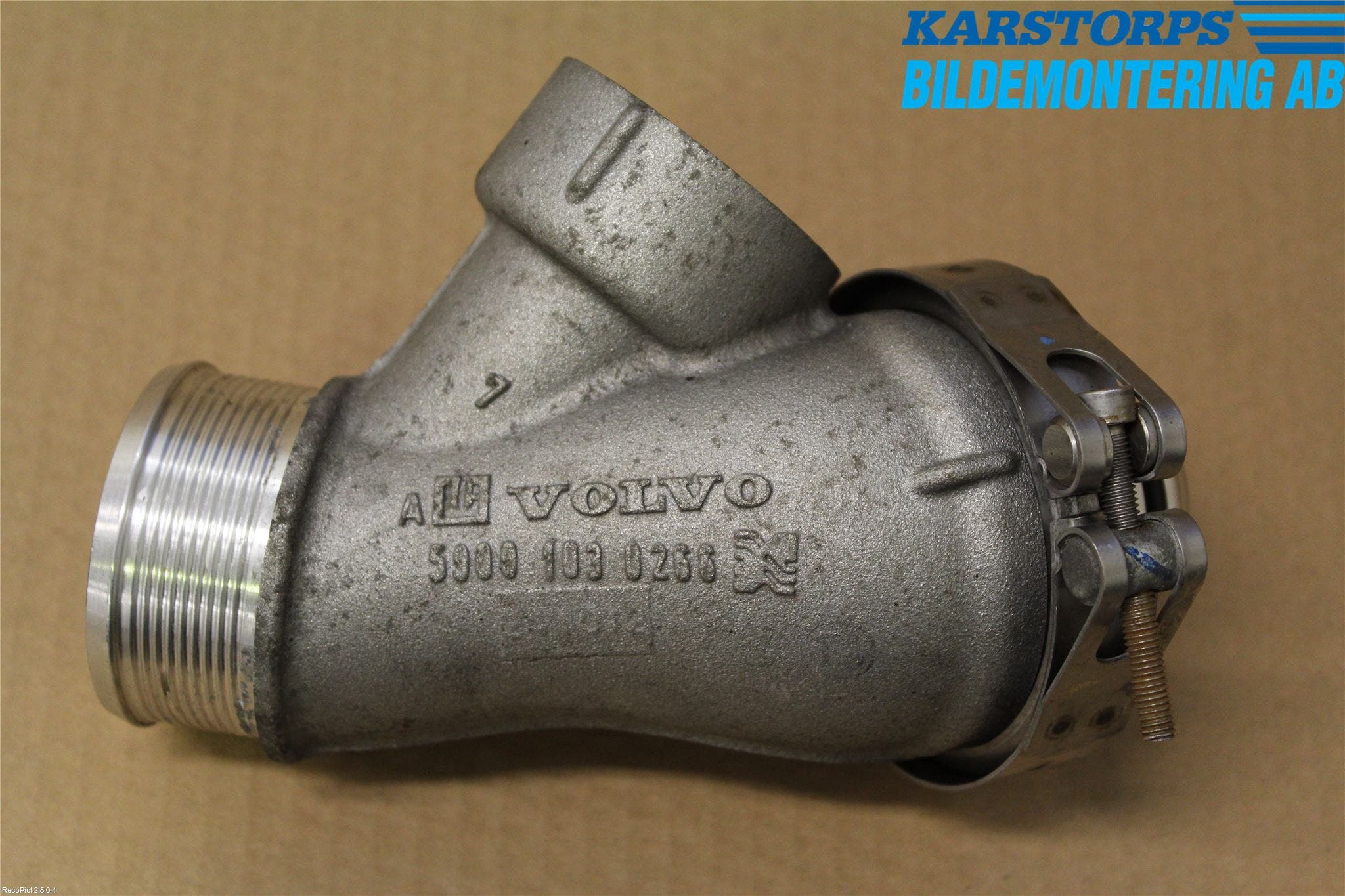 Volvo XC60 09-13 Laddluft-Intercoolerrör