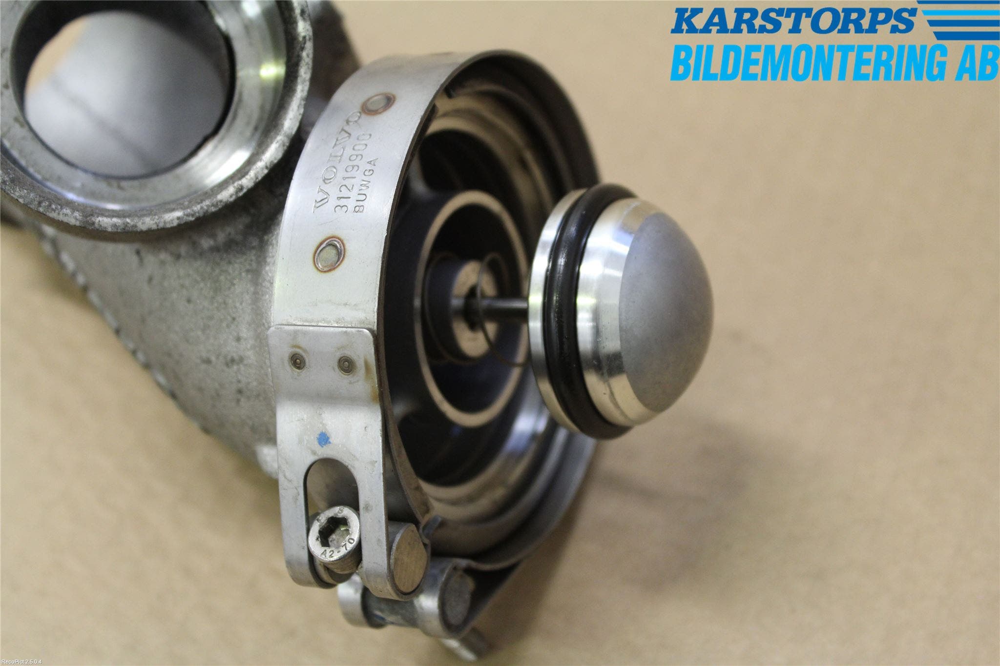 Volvo XC60 09-13 Laddluft-Intercoolerrör