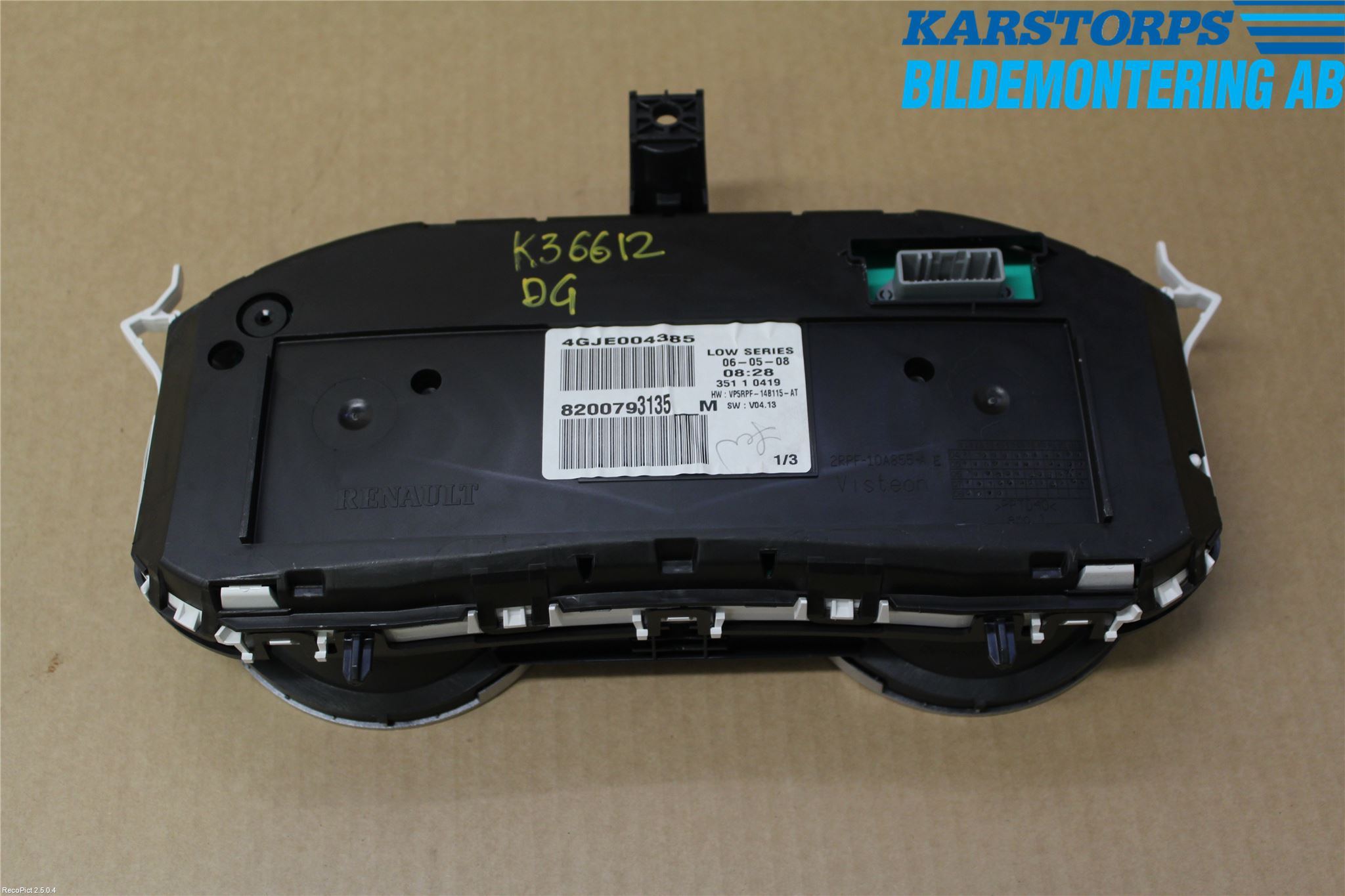 Renault MÉGANE II  06-08 Instrument Komb