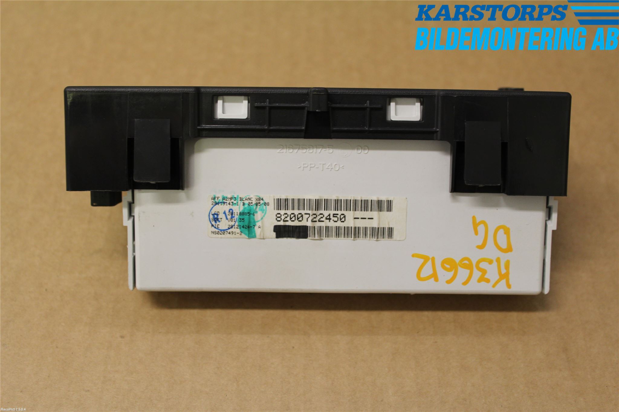 Renault MÉGANE II  06-08 Kontrolldisplay