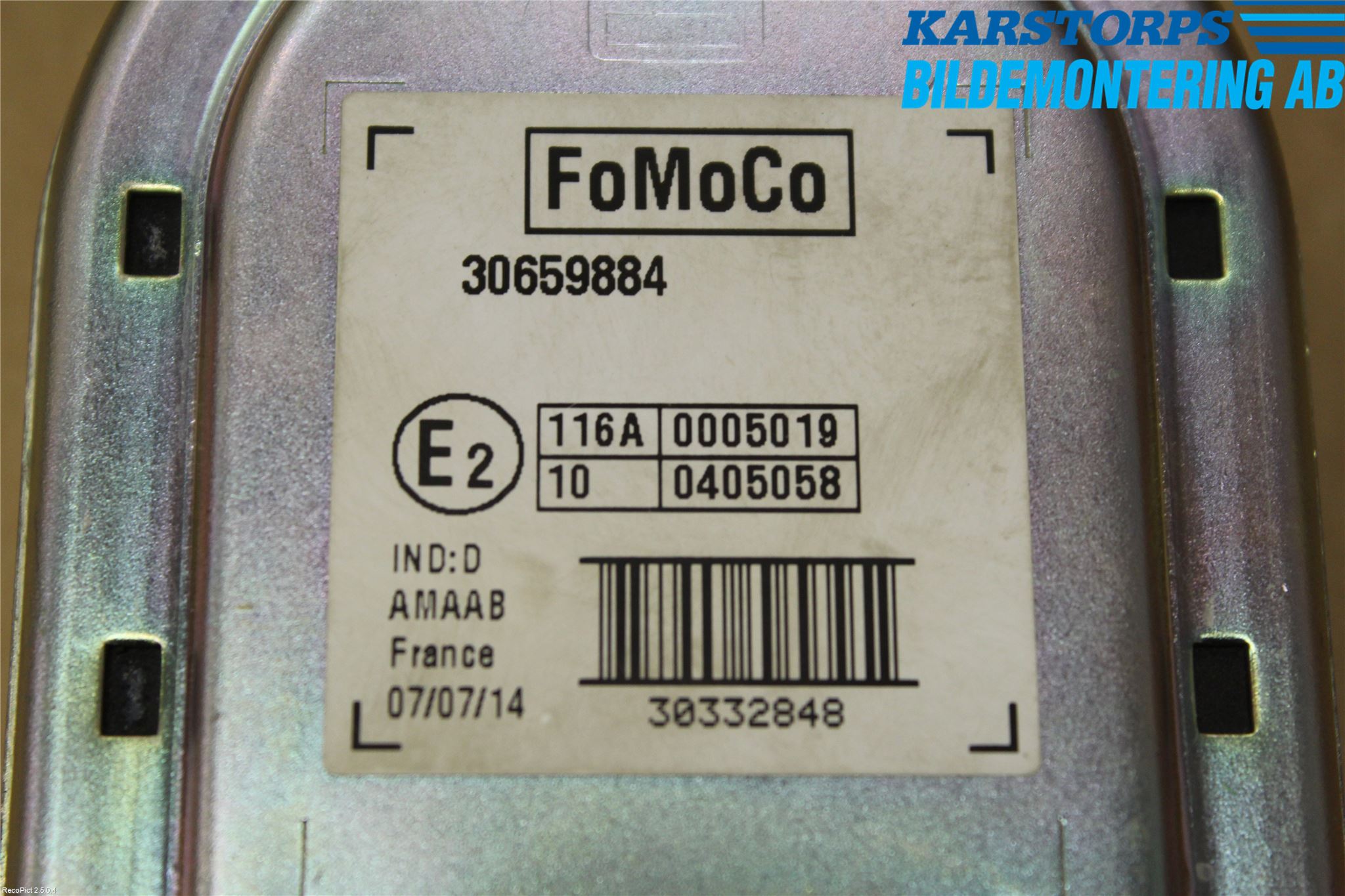 Volvo V40 12-19 Signalhorn