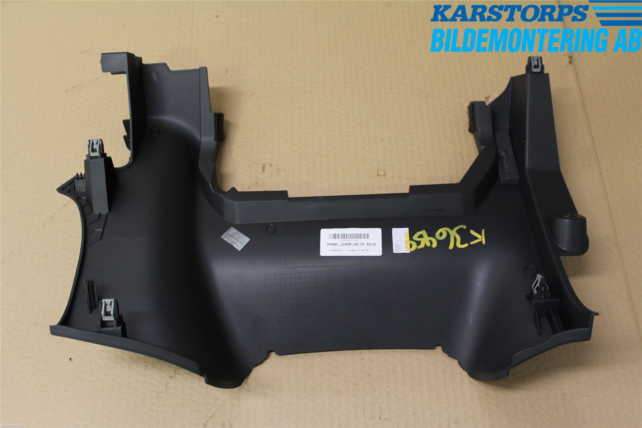 Volvo V40 12-19 Instrumentbräda Sparkskydd