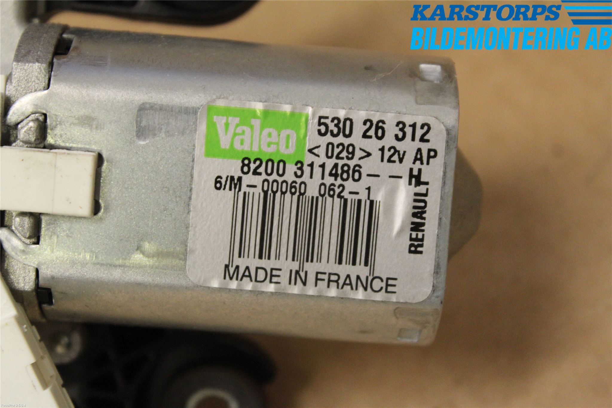 Renault CLIO III  09-12 Torkarmotor Baklucka