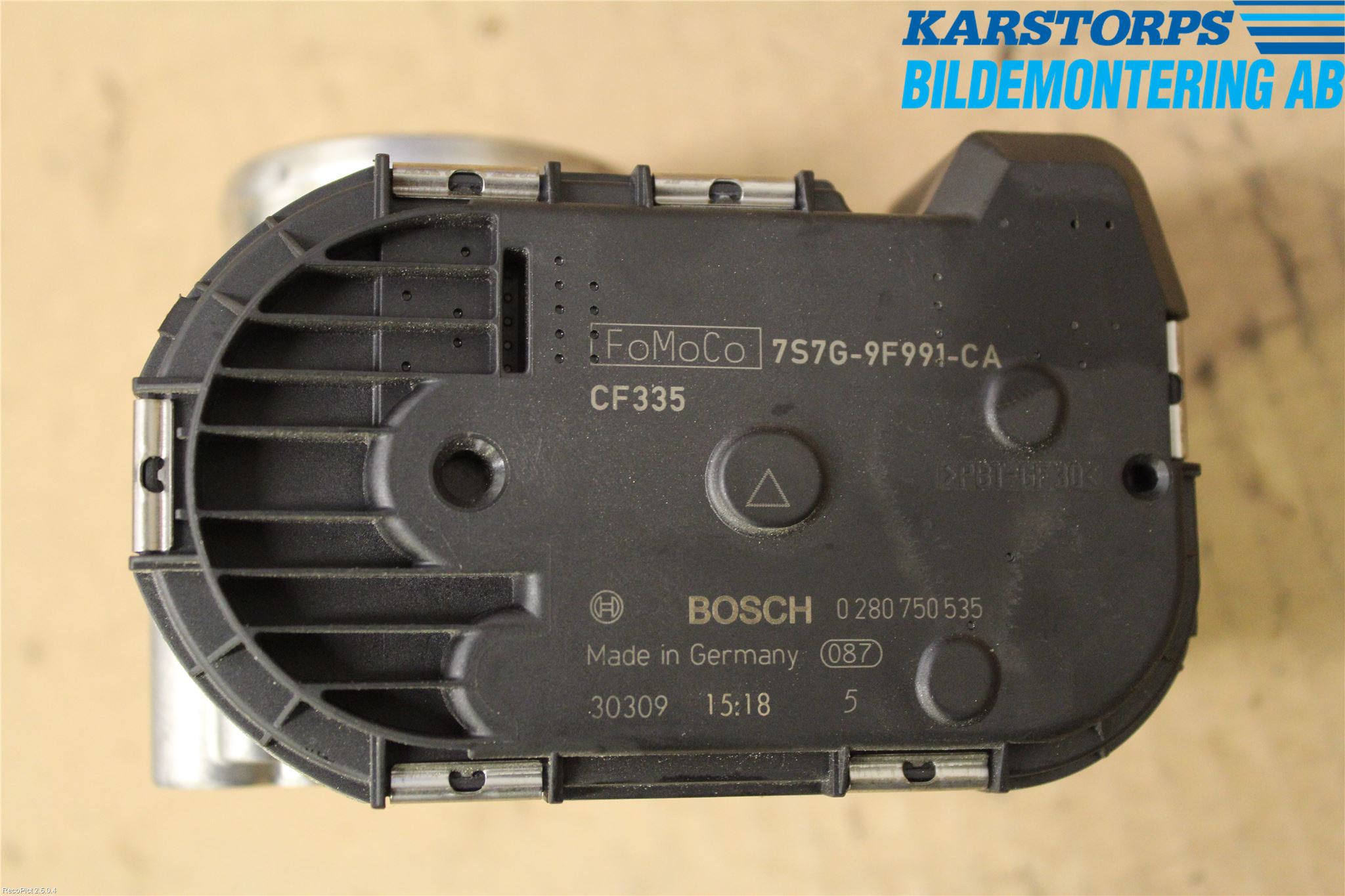 Volvo V60 11-13 Injspjällhus