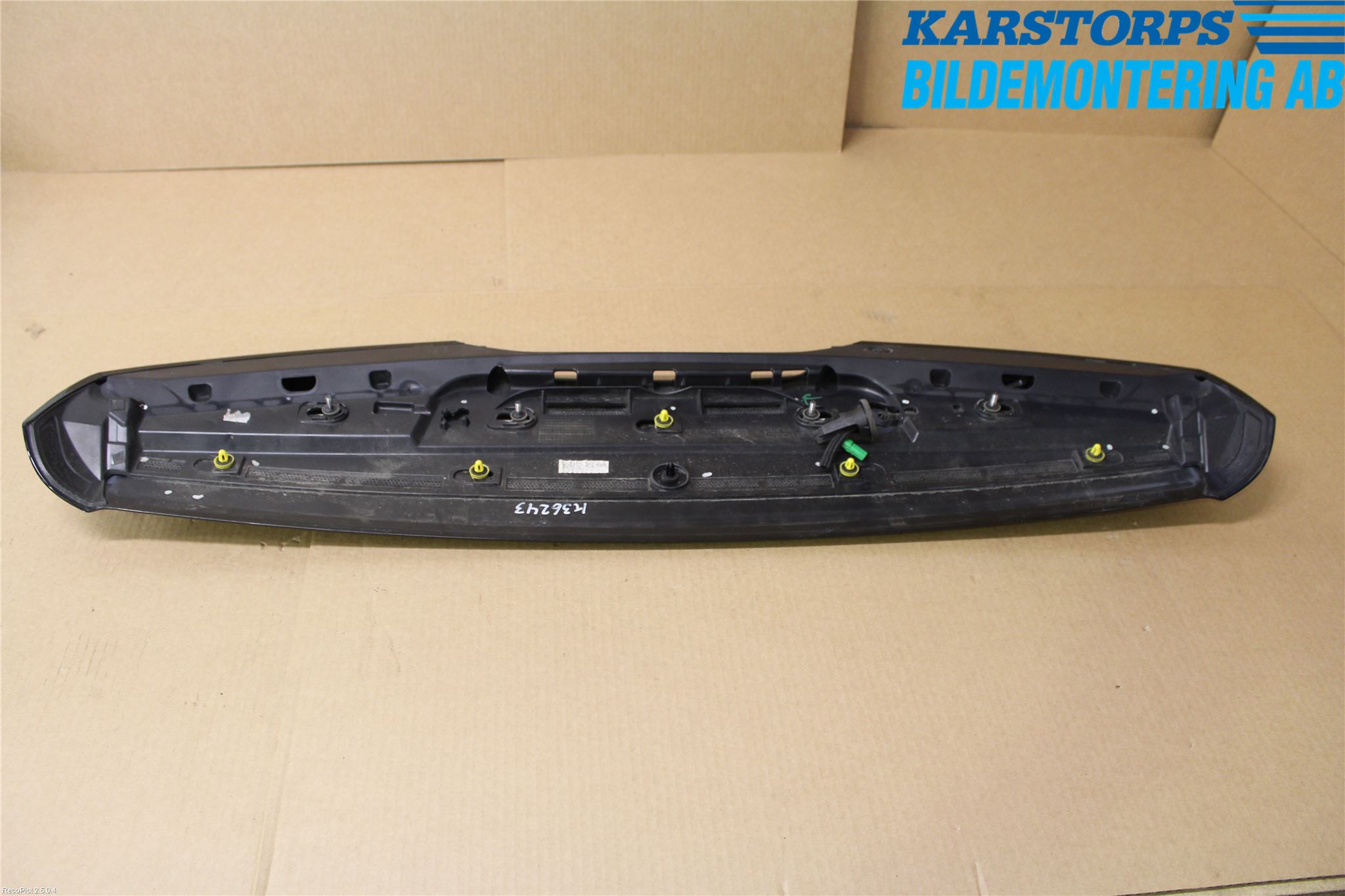 Volvo V60 11-13 Spoiler Baklucka