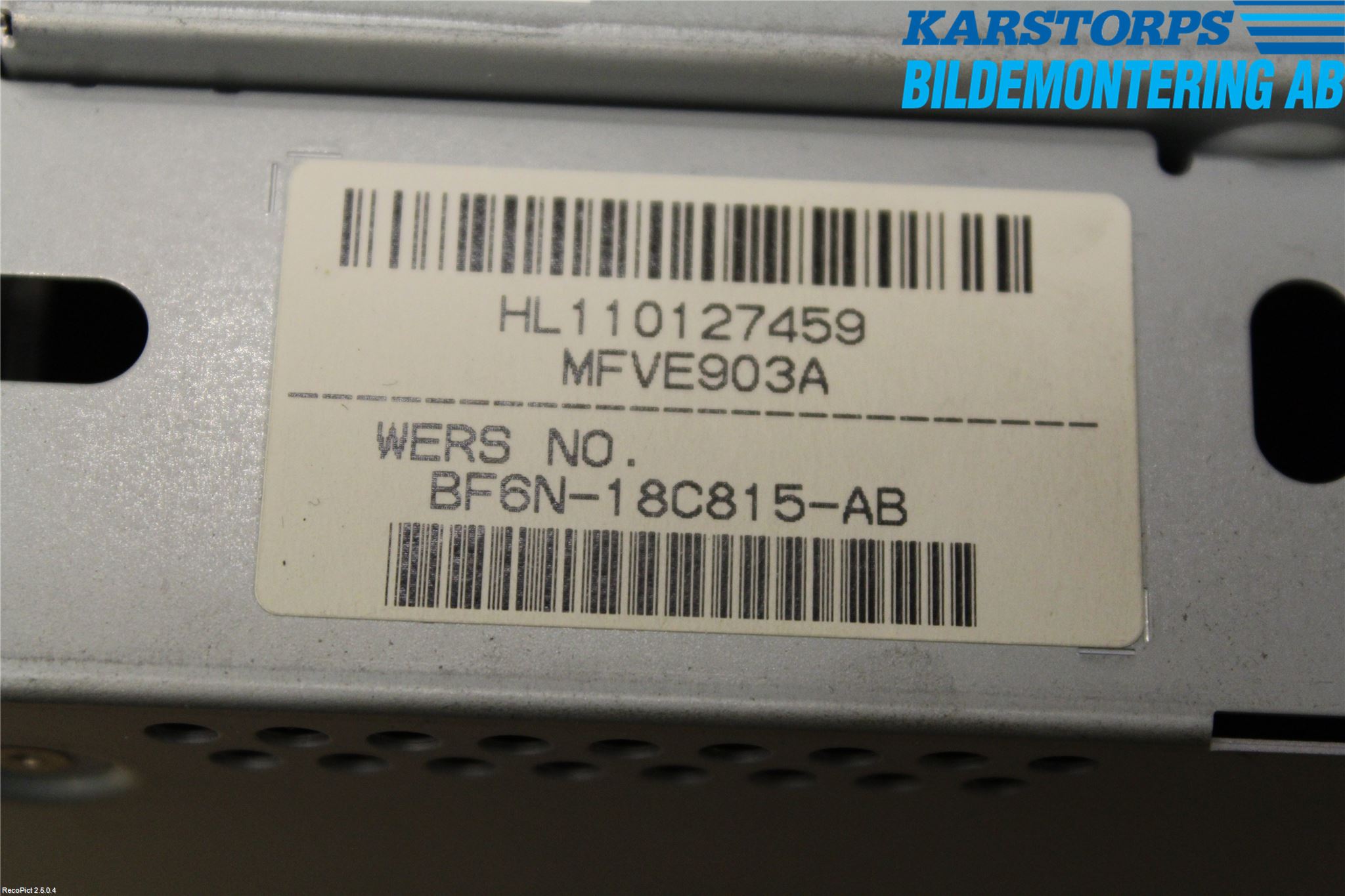 Volvo V60 11-13 Cd Radio - Multimediapanel