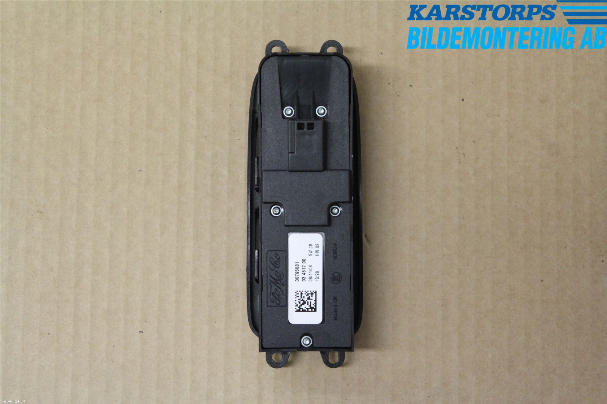 Volvo S40 04-07 Strömställare Elhiss