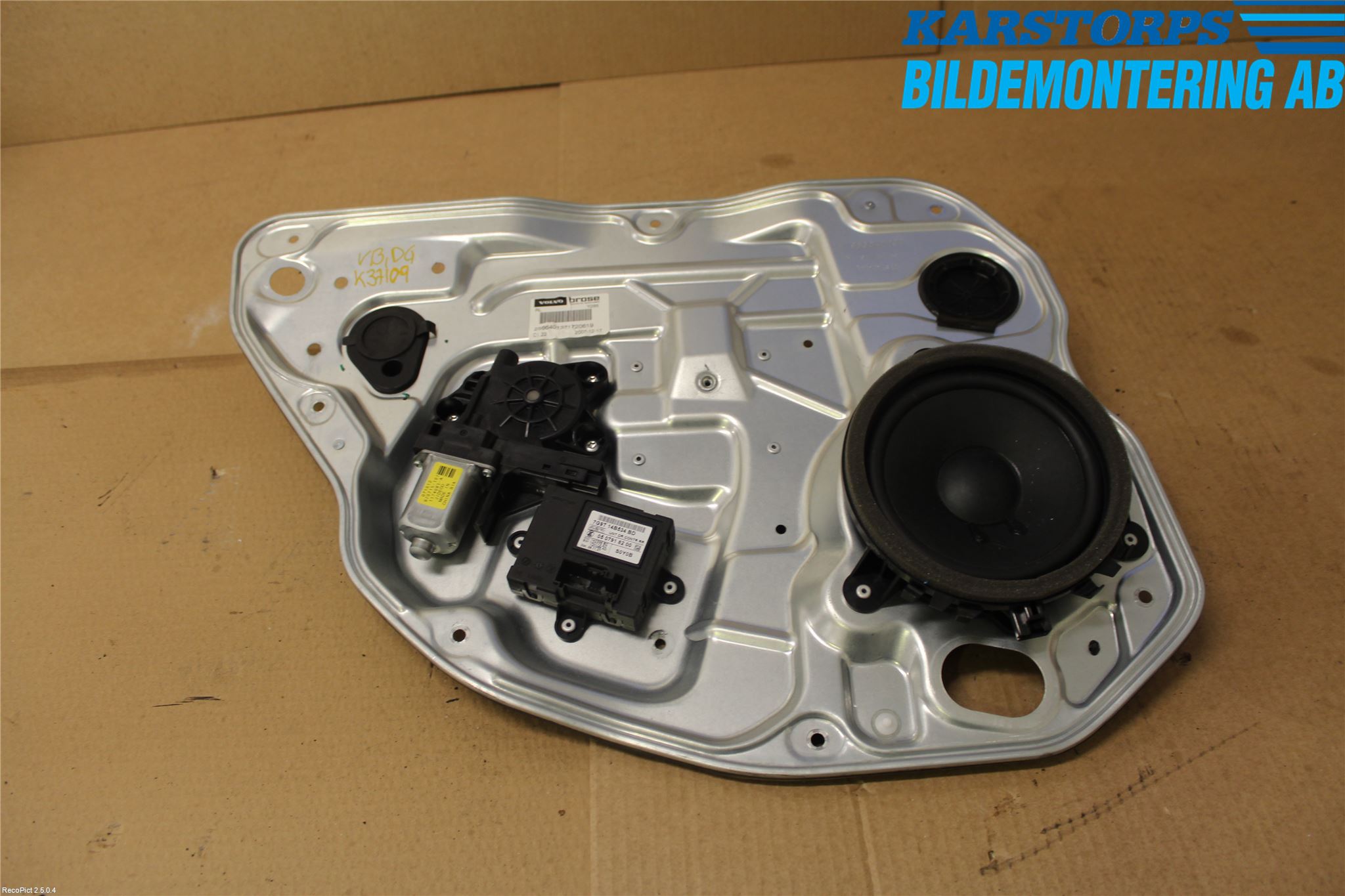 Volvo V70 08-13 Fönsterhiss El Kompl