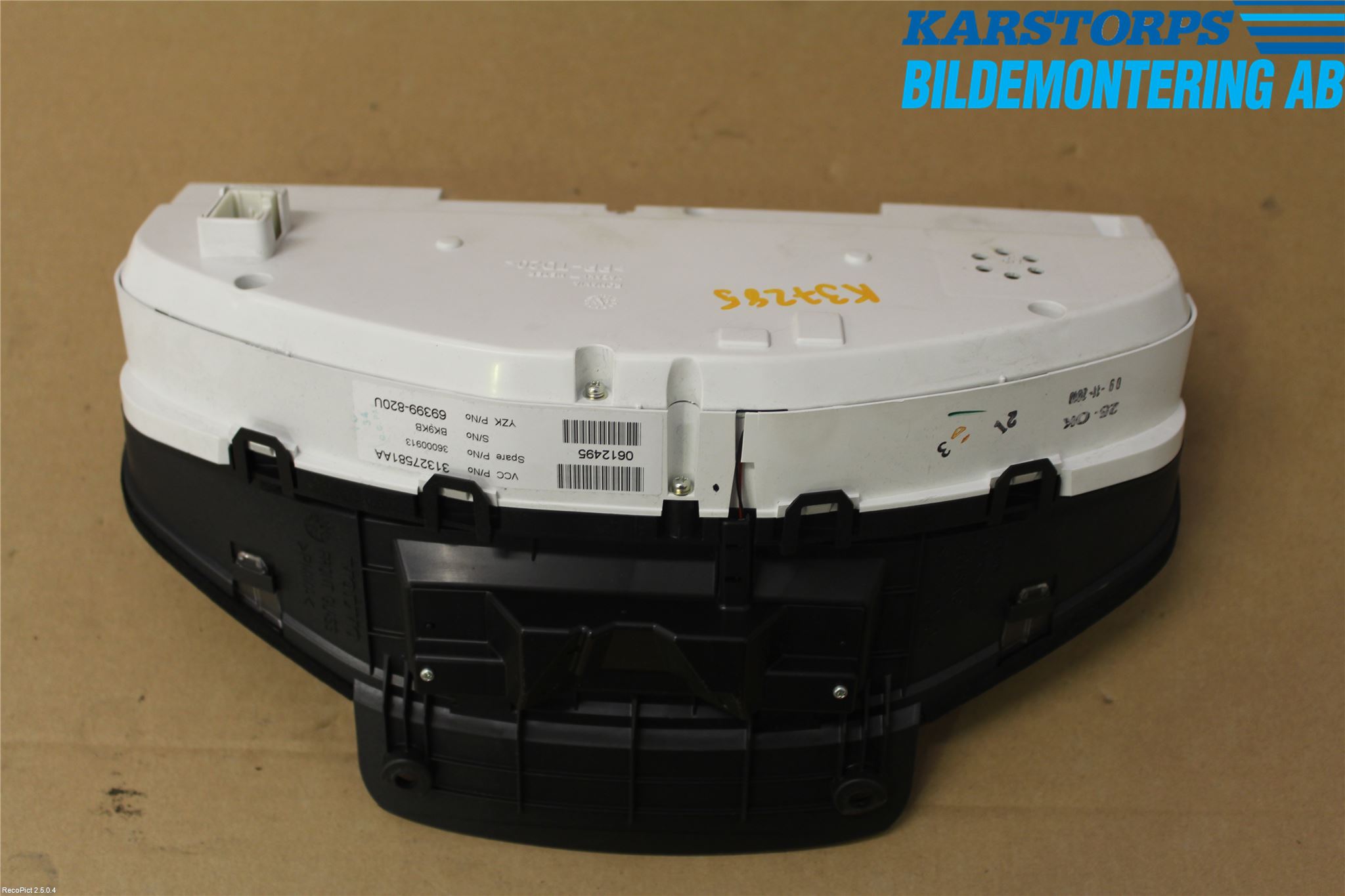 Volvo S60 11-13 Instrument Komb